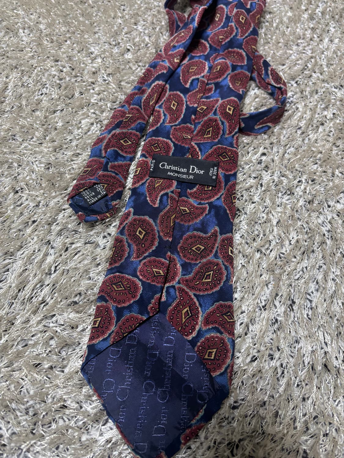 이태리제 디올 100프로 실크 넥타이 상품이미지5