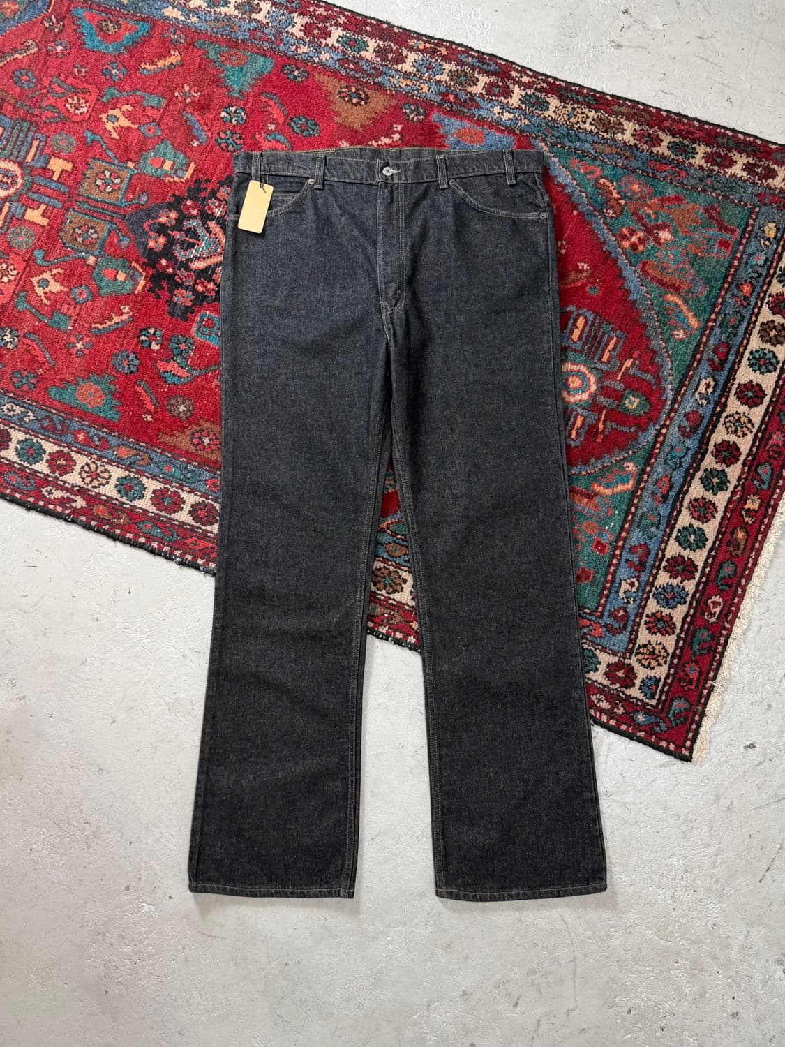 90's USA Made 빈티지 리바이스 517 블랙 부츠컷 상품이미지1