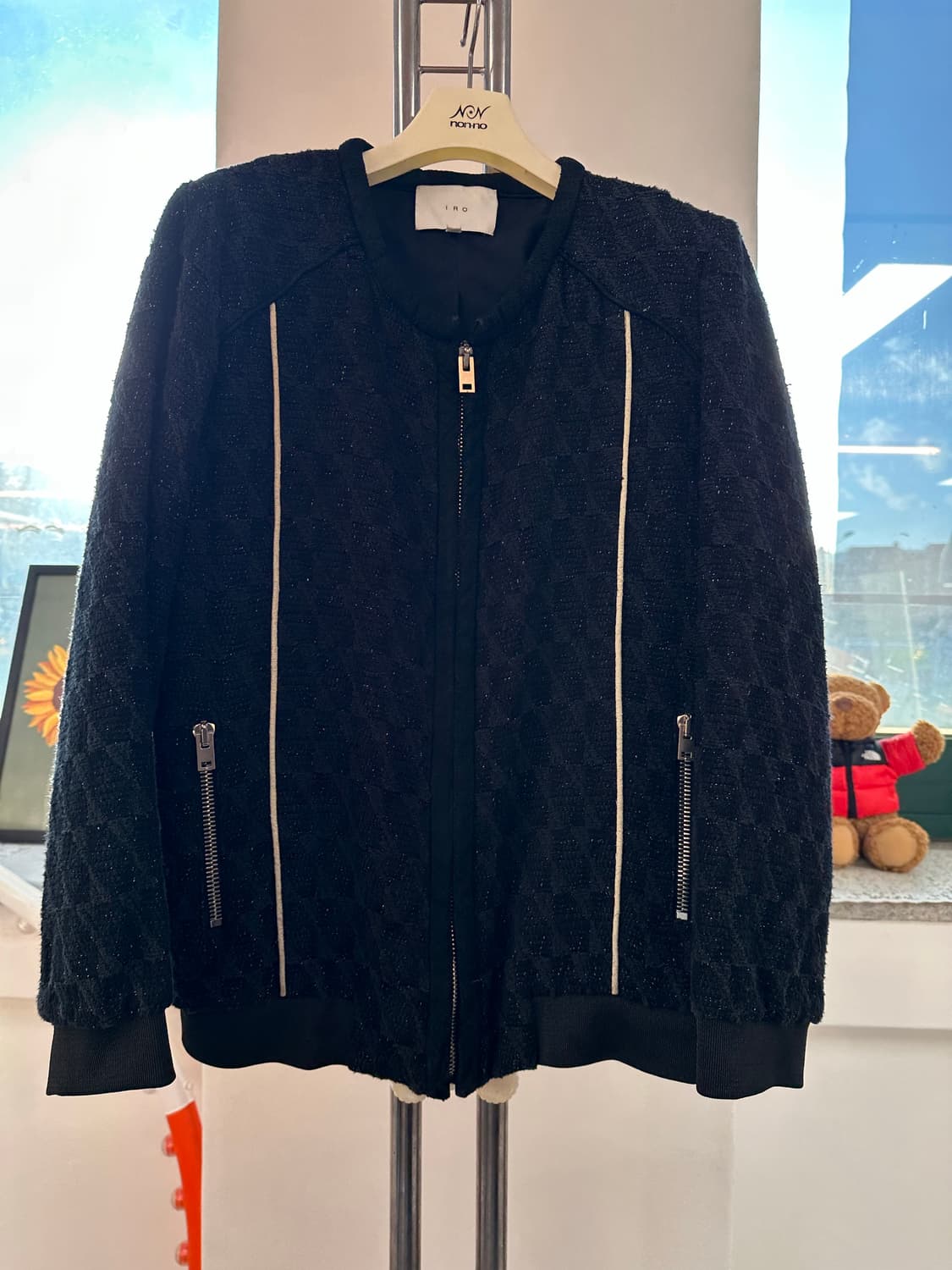 IRO 트위드 블랙 자켓 36사이즈 상품이미지1