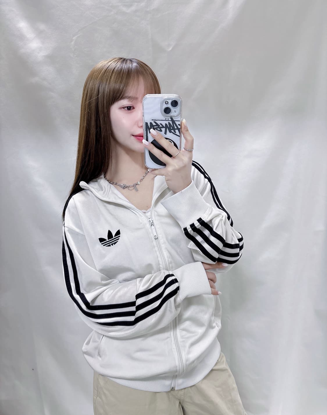 아디다스 대대장급 흰검 파이어버드 트랙탑  상품이미지2