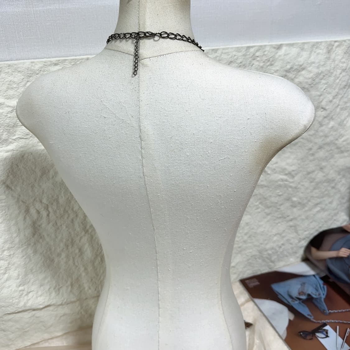 빈티지 고딕 레이어드 체인 연꽃 오리엔탈 목걸이 상품이미지3