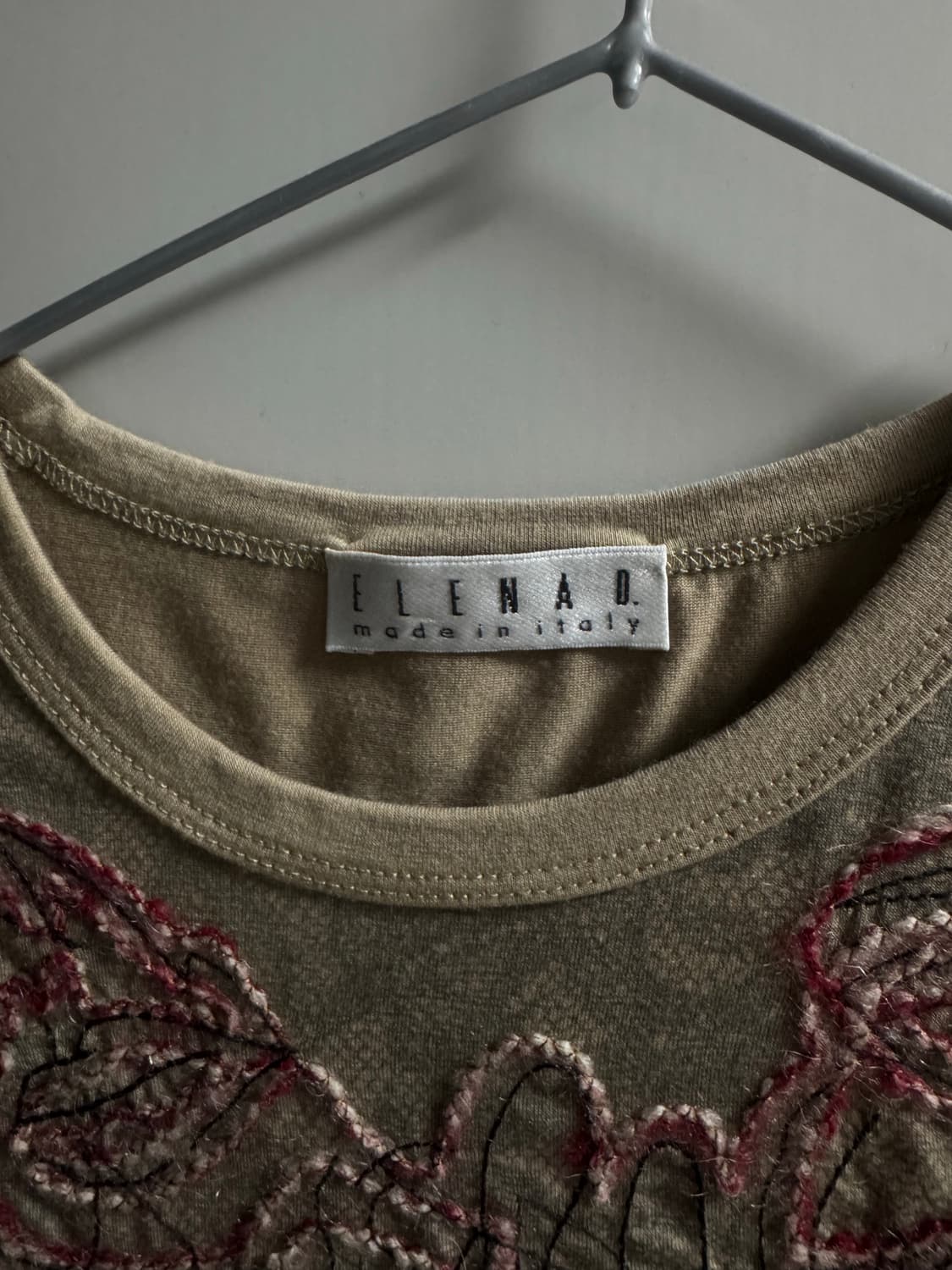 유럽빈티지 ELENAD 자수 롱슬리브 Made in ITALY 상품이미지2