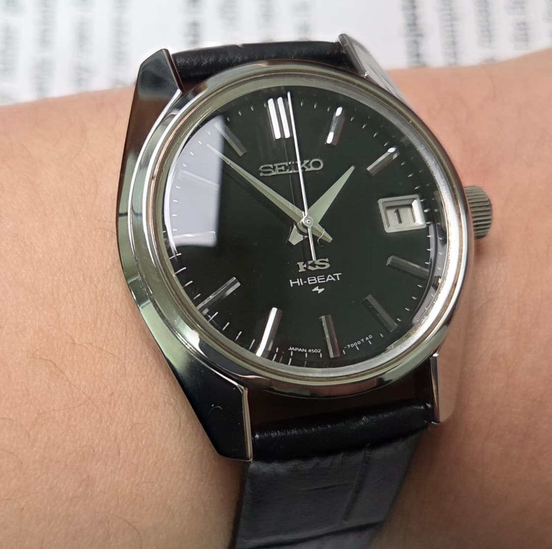 빈티지 킹세이코 45KS 와이드보이 수동메커니컬 금배꼽 ver.  상품이미지8