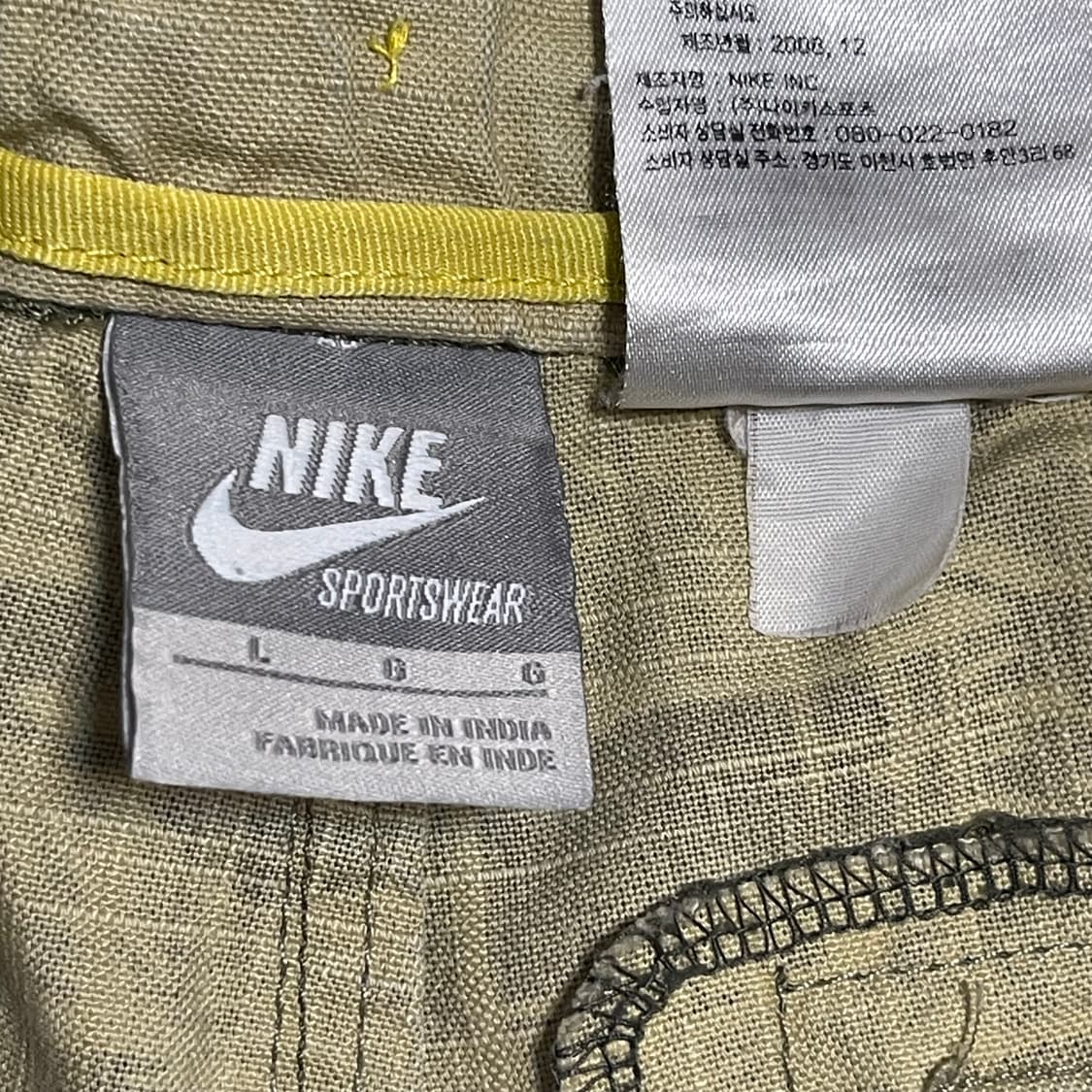 나이키 빈티지 스우시 타이거 카모 데님 카고팬츠 상품이미지5