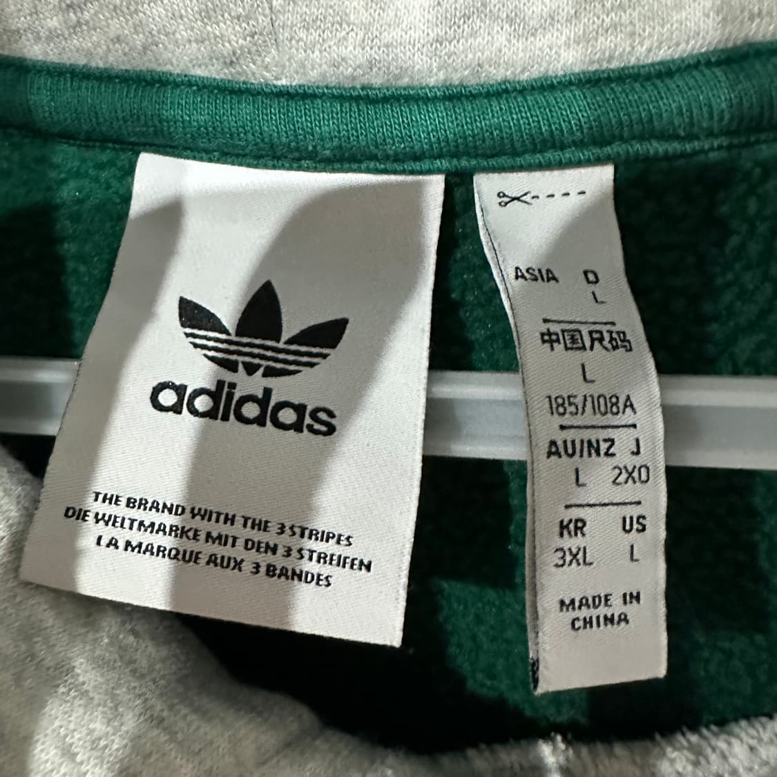 아디다스 플리스 후드티 110-115 상품이미지3