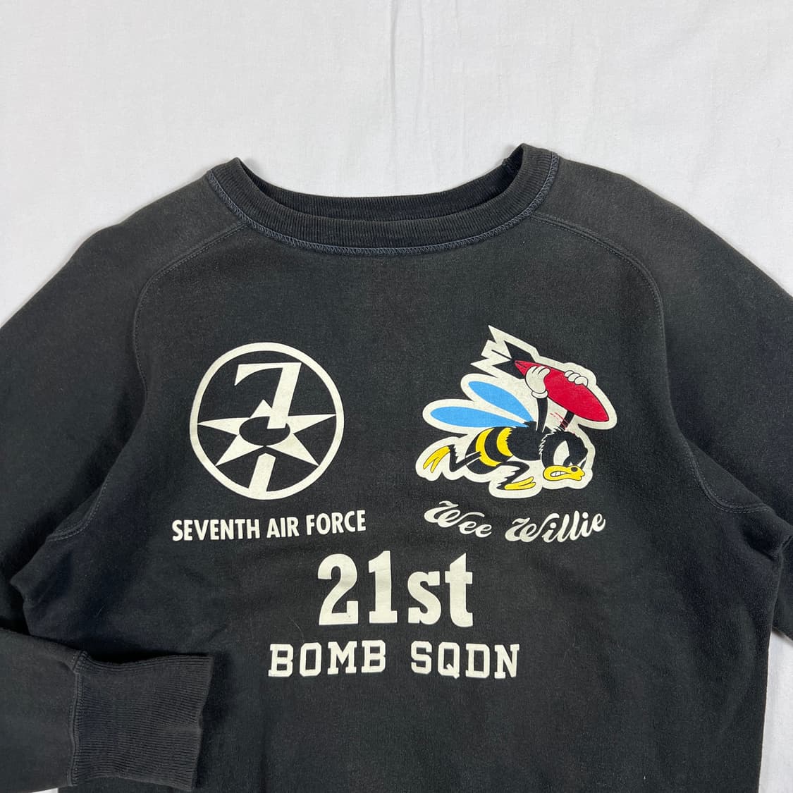 버즈릭슨 buzz rickson 로고 맨투맨 상품이미지2