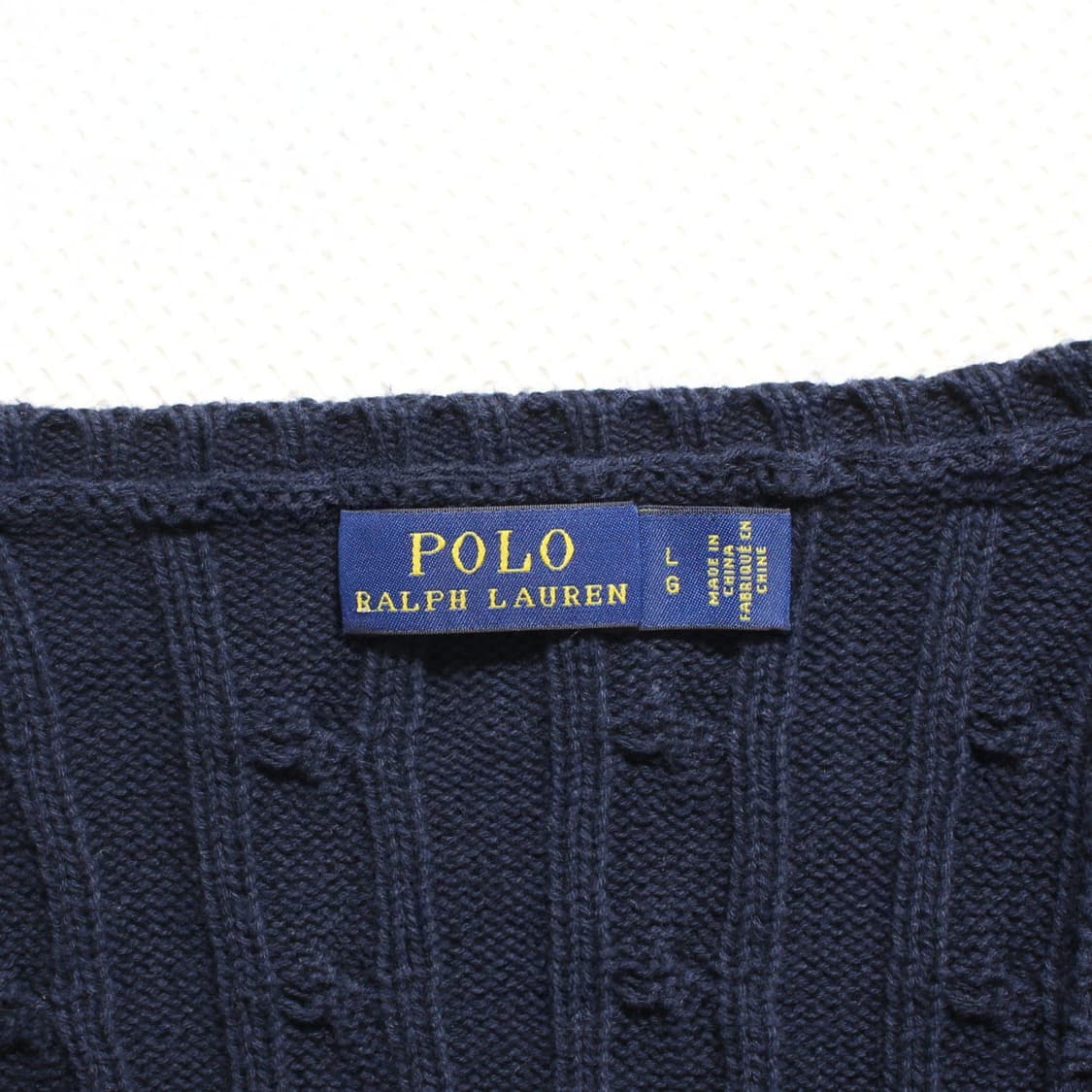 Polo 폴로 랄프로렌 네이비 브이넥 니트  상품이미지4