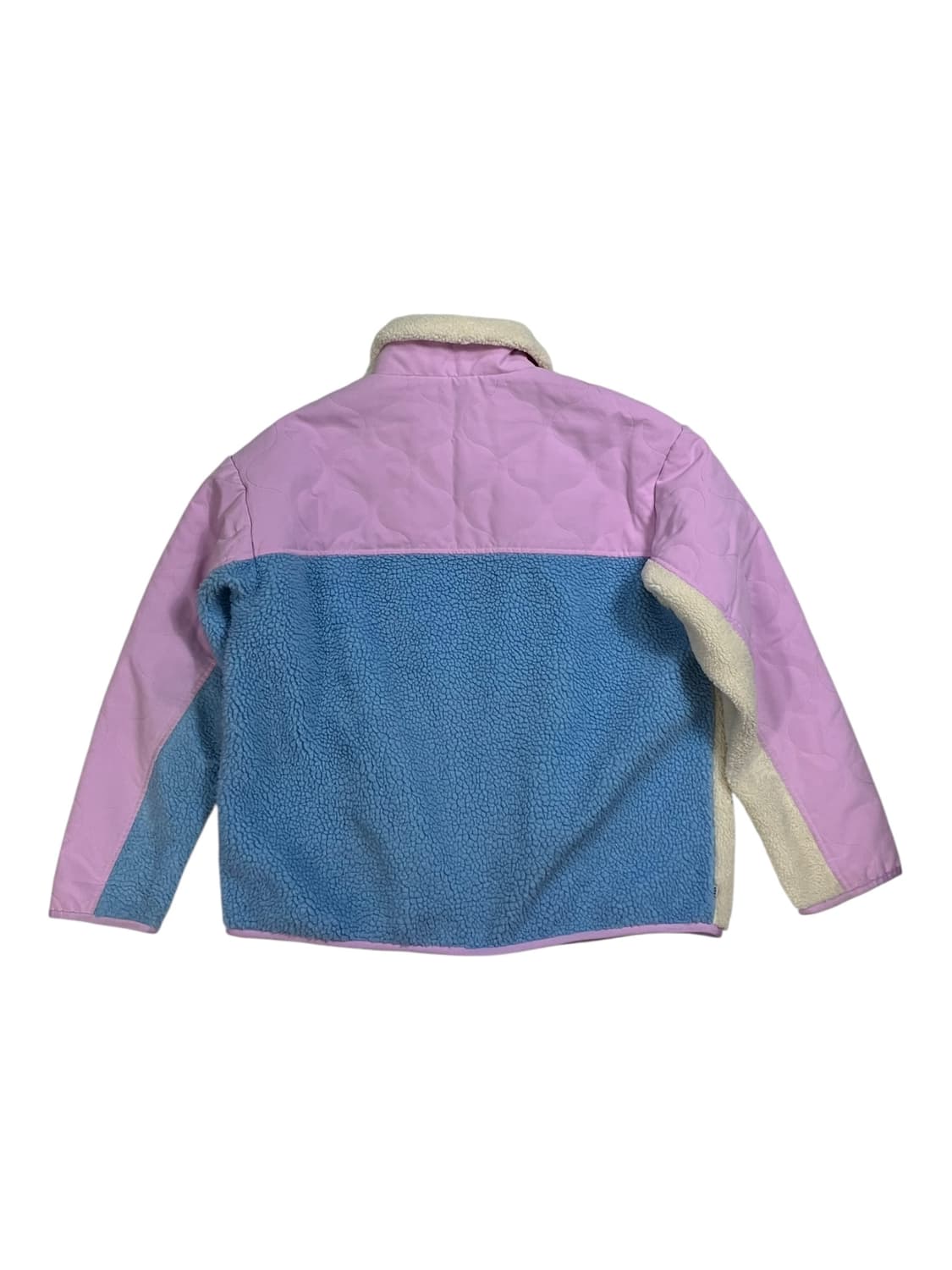 아디다스 컬러블록 뽀글이 플리스 집업 S 상품이미지4