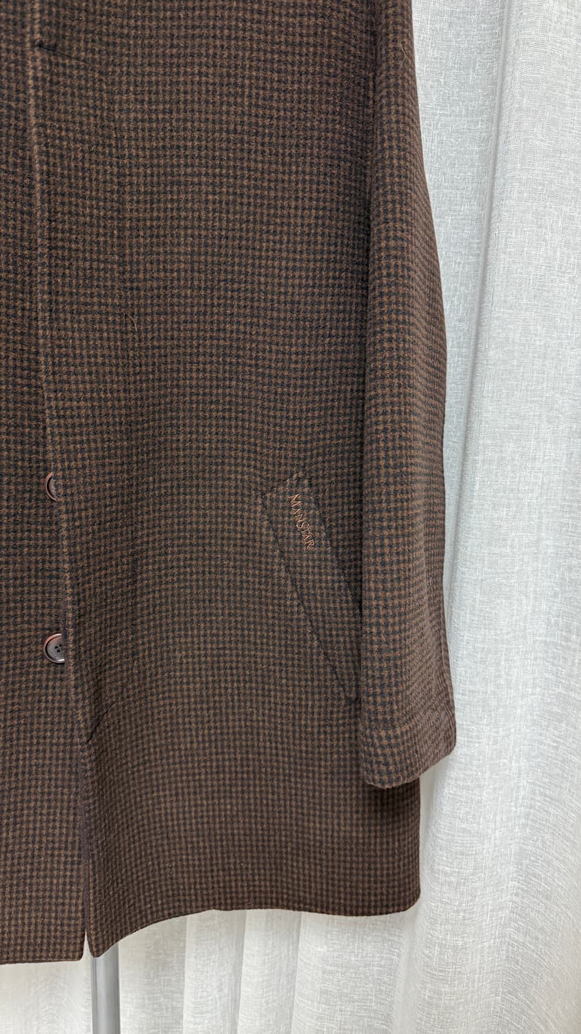 MANSTAR 모직 발마칸 코트 상품이미지7