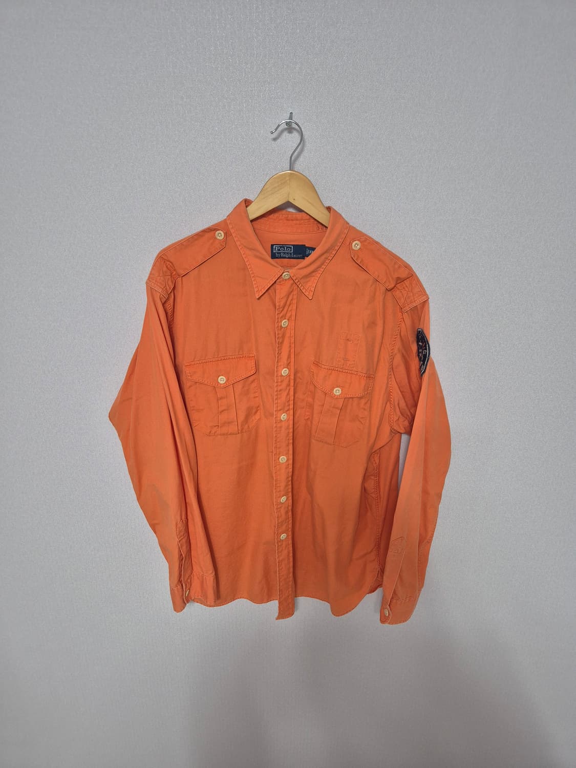 90s 폴로 랄프로렌 오피서 셔츠 (2XL) 상품이미지1