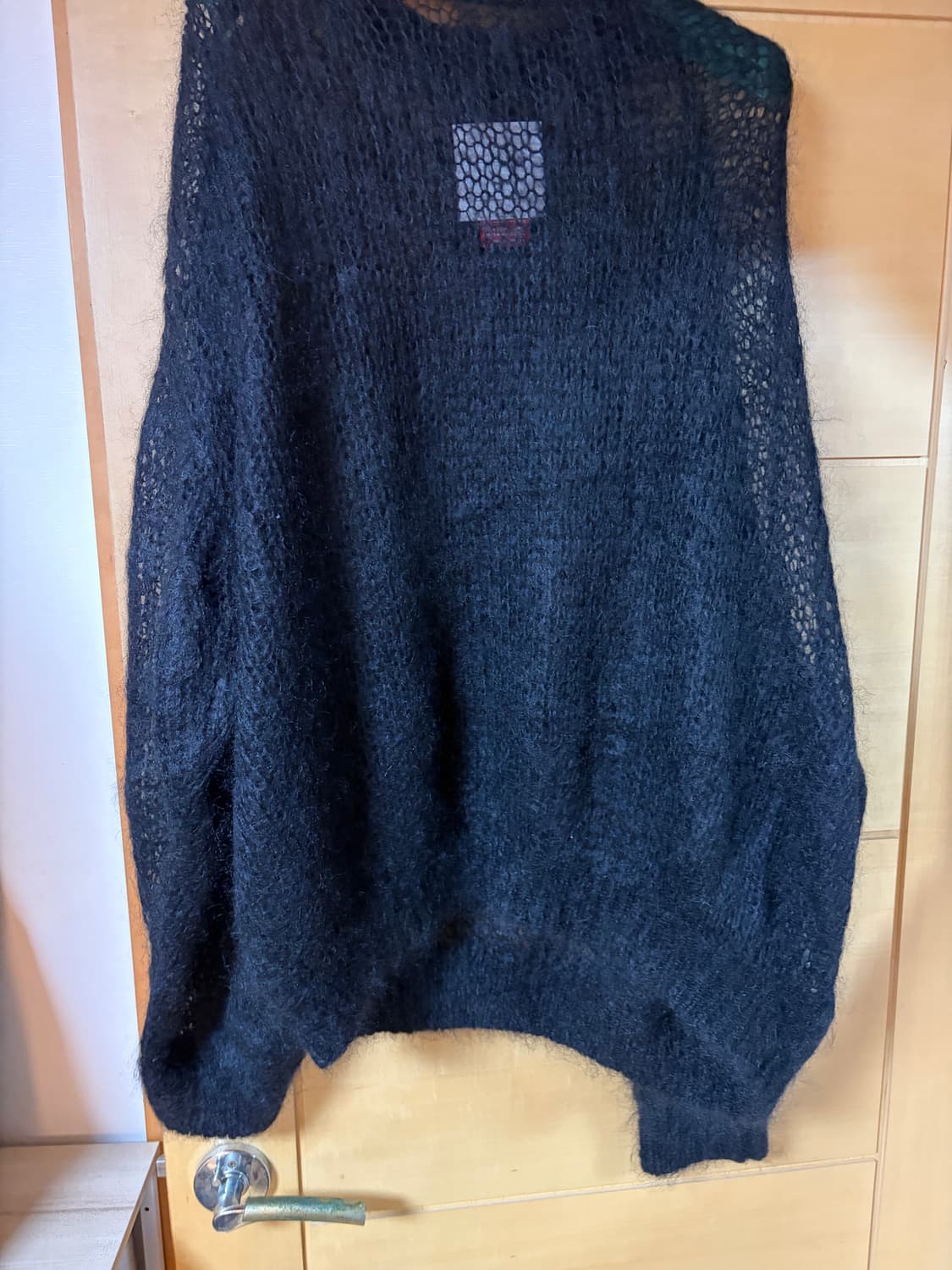 (새제품) 간류 모헤어 그래피티 니트 상품이미지1