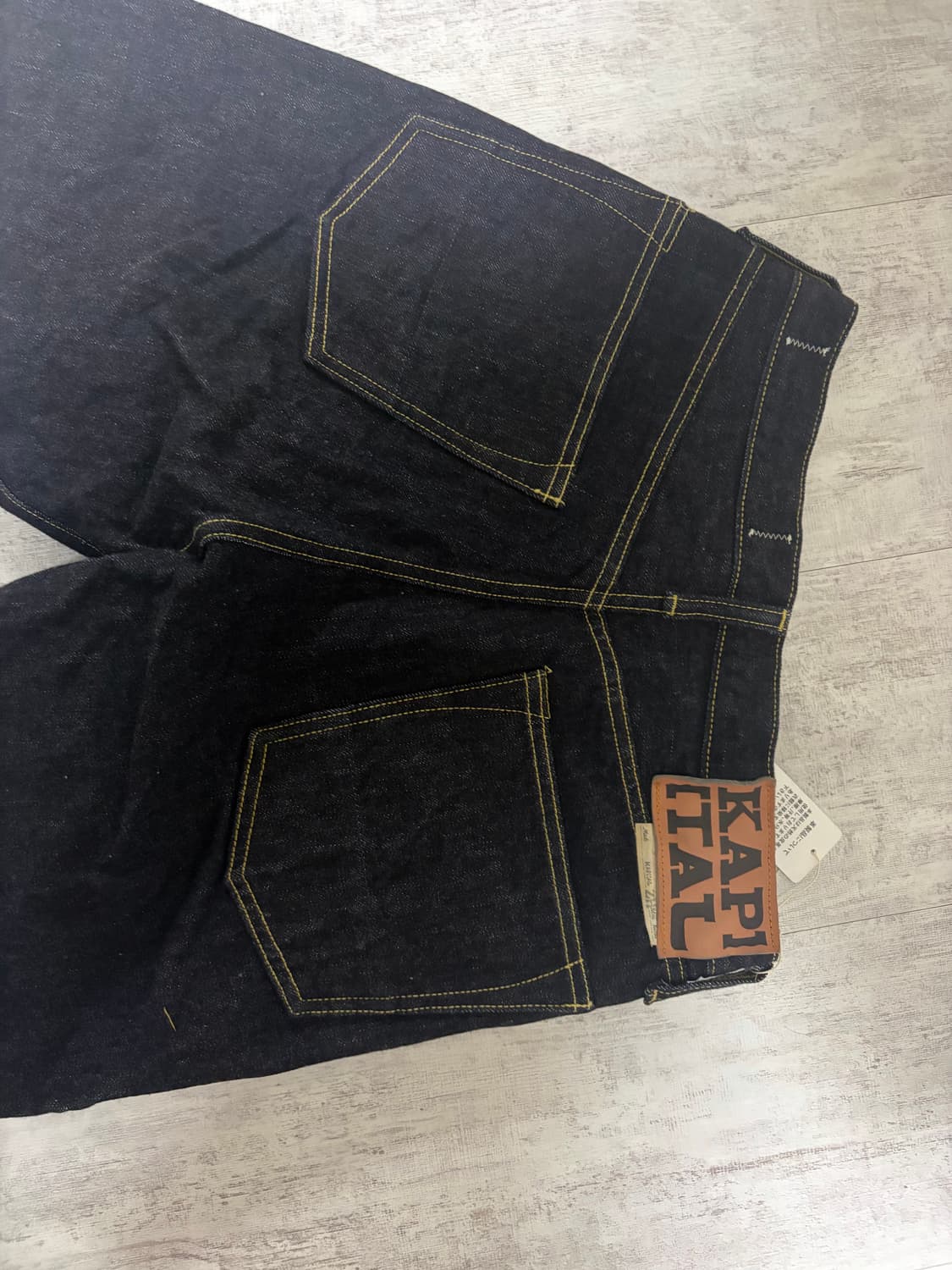 캐피탈 스트레이트 생지 데님 상품이미지2