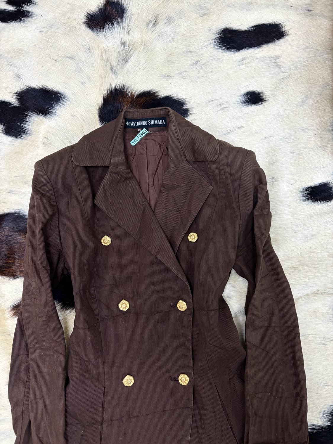  [49AV JUNKO SHIMADA]Brown Gold Button J 상품이미지5