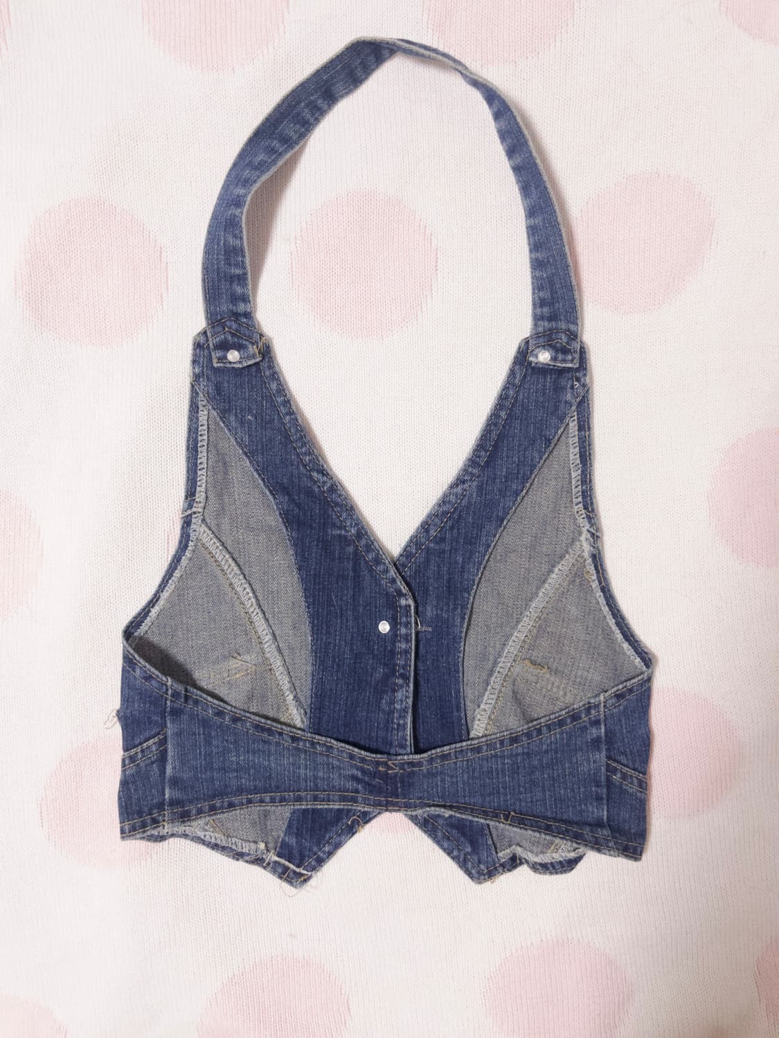 Vintage denim vest 상품이미지2