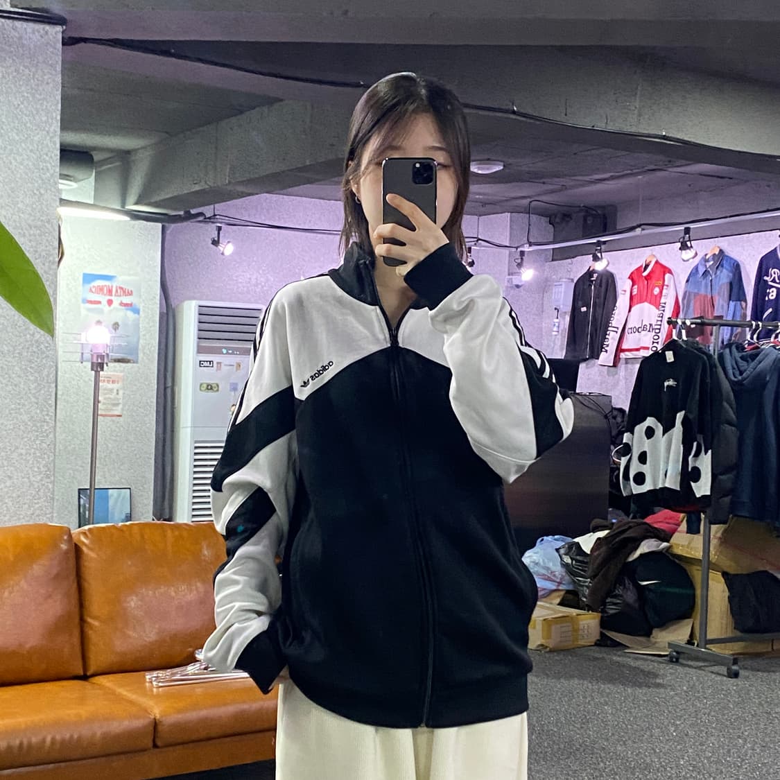 아디다스 팔매스톤 트랙탑 배색 져지 B3343 상품이미지1