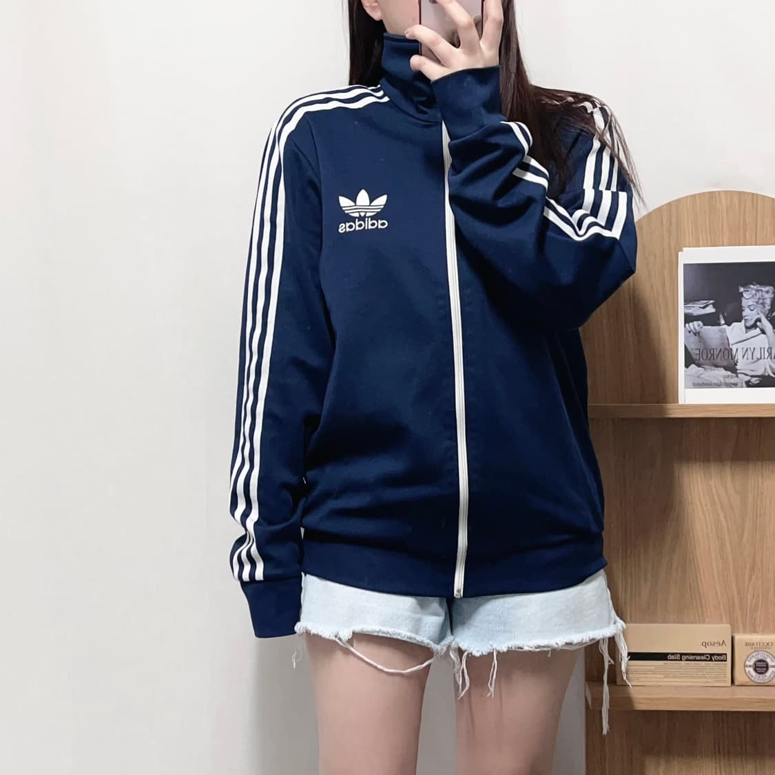 [정품] 아디다스 네이비 유로파 자수 져지 [ 105 ] 상품이미지3