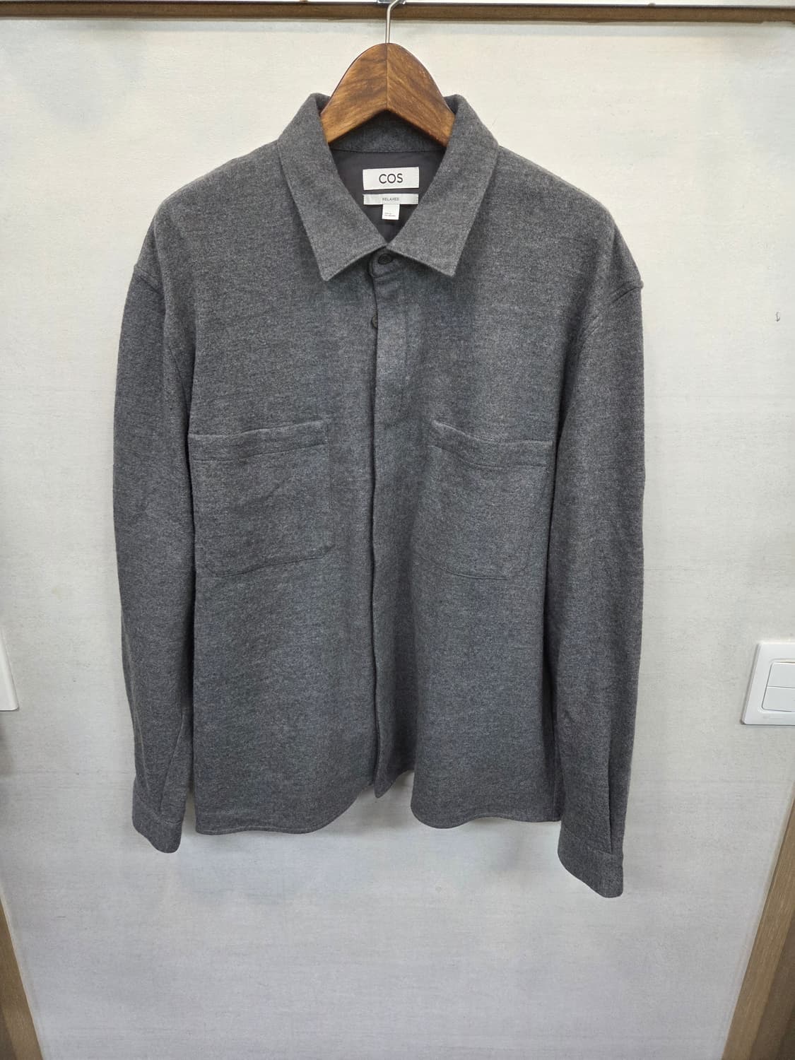 코스 cos 보일드 울 셔츠자켓 xl 상품이미지1