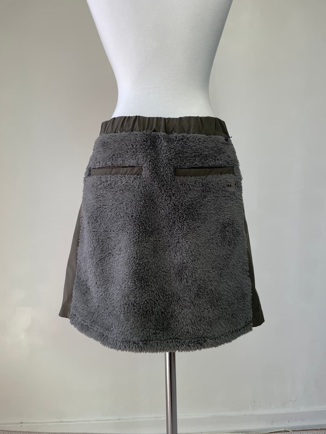 빈티지 보아 패널 밴딩 나일론 스커트 상품이미지9