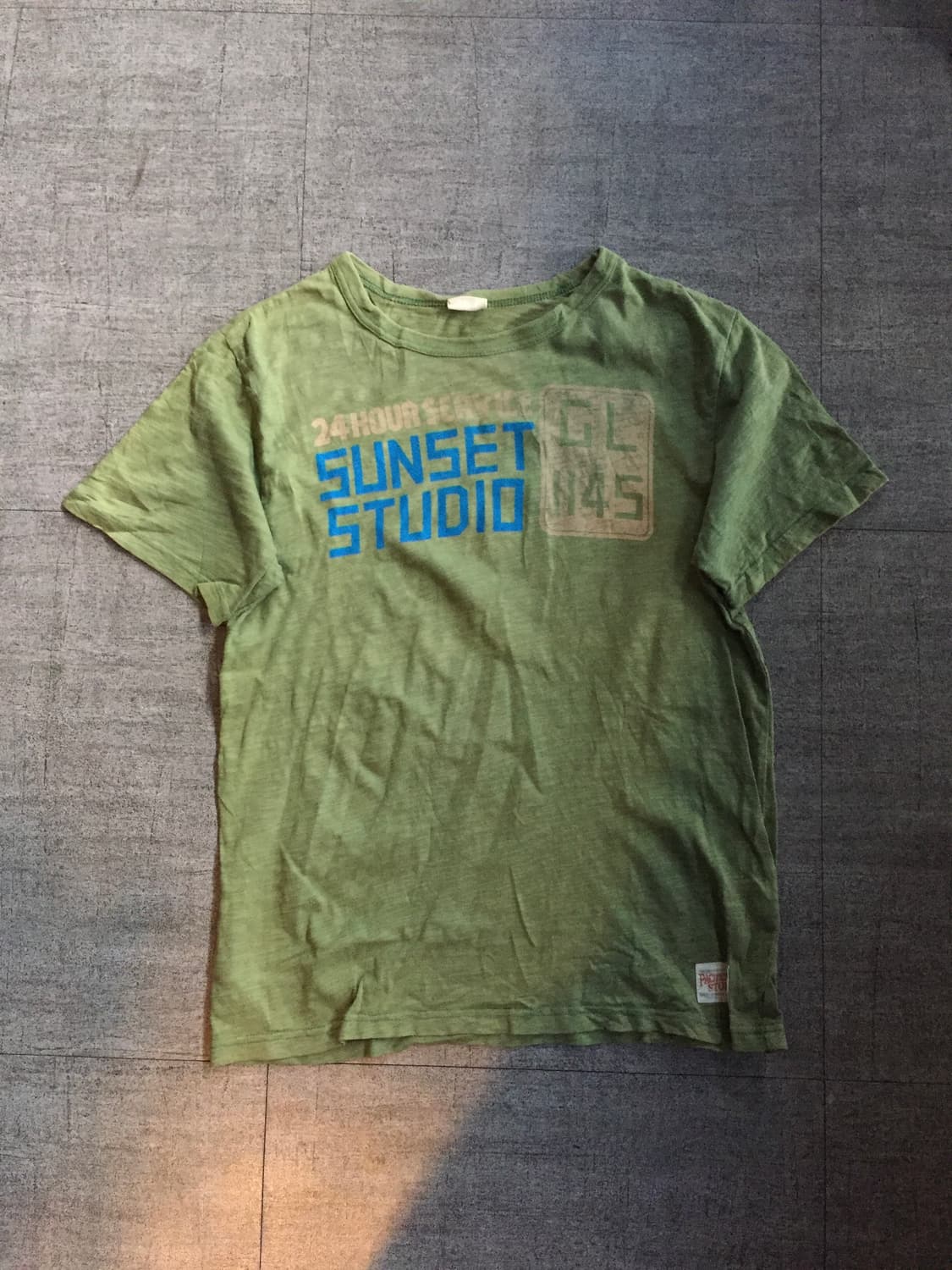 일본빈티지 Pacific 올드스쿨아메카지 혁오풍 반팔티셔츠 상품이미지1