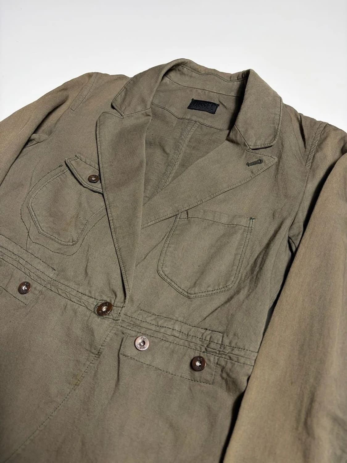 디젤 DIESEL 00's Y2K 밀리터리 카고 자켓 R1742 상품이미지2