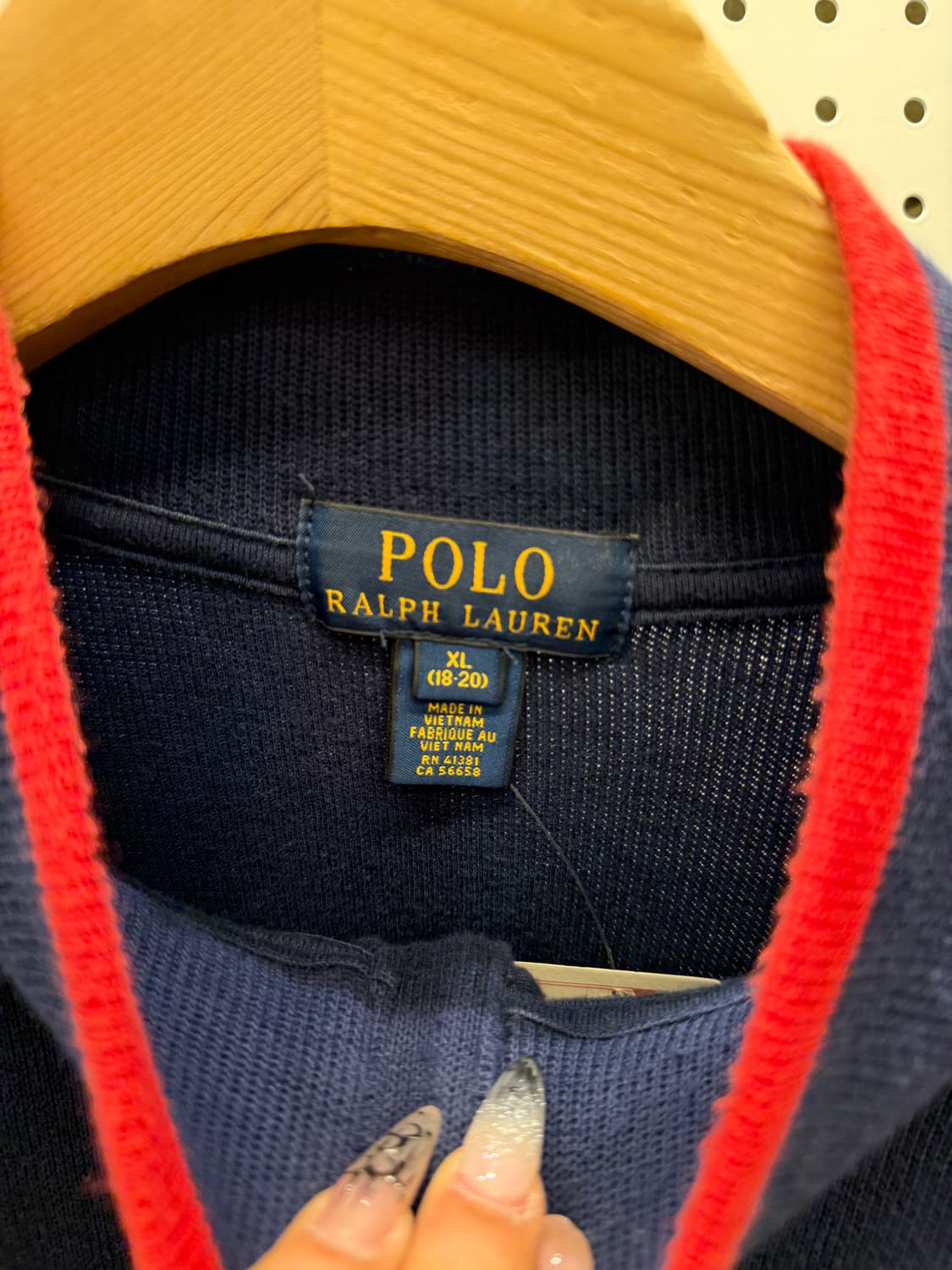 폴로 랄프로렌 쿼터 집업 니트 U922 상품이미지5