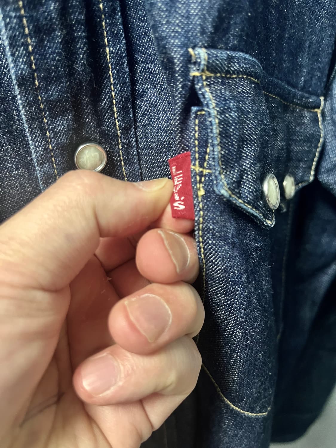 LVC 웨스턴 데님 셔츠 상품이미지4