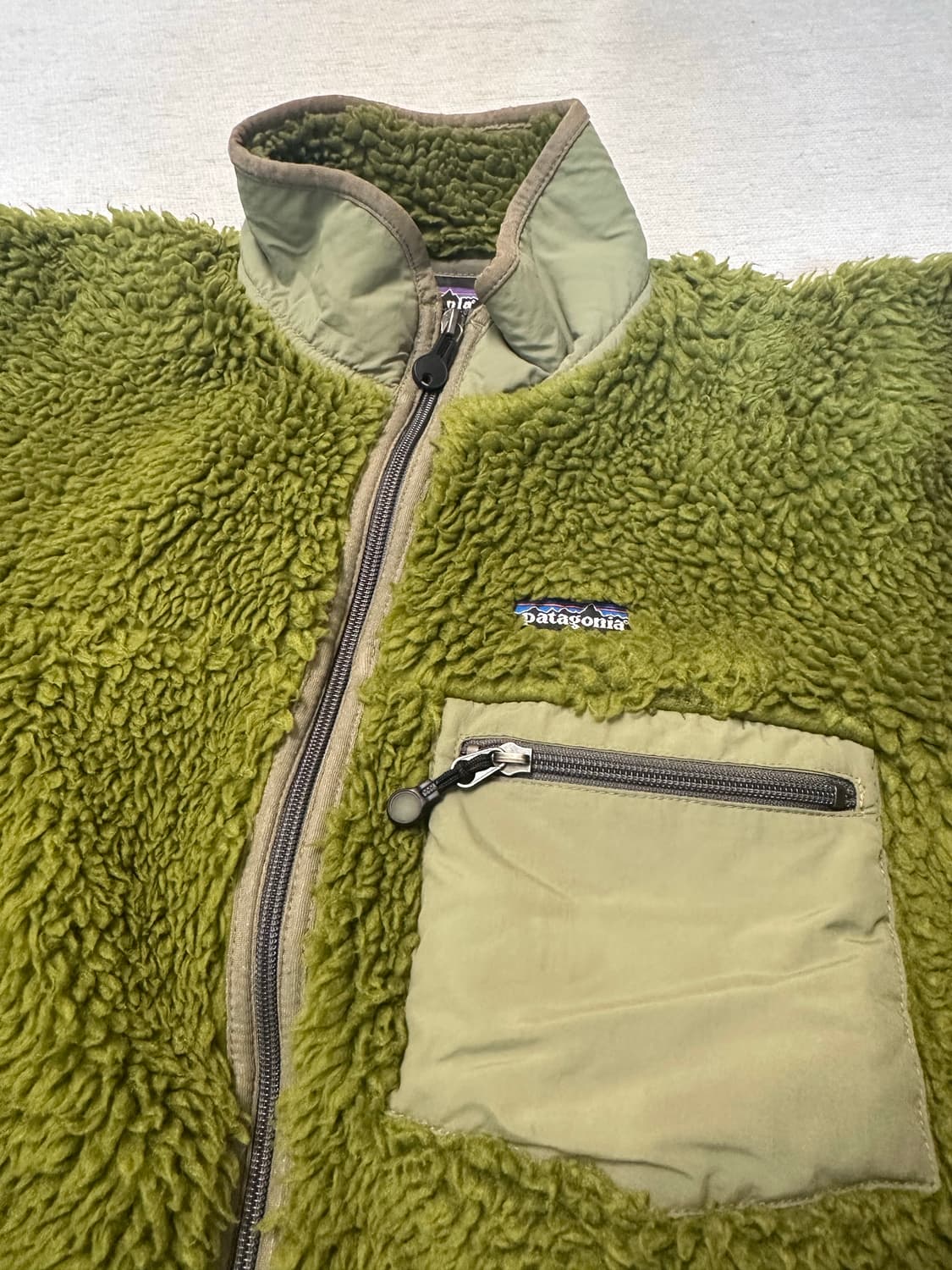 (S) 파타고니아 빈티지 딥파일 그린 상품이미지4