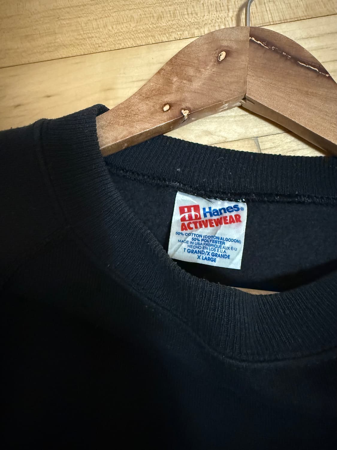 빈티지 헤인즈 made in USA 맨투맨 스웻셔츠 xl 상품이미지3