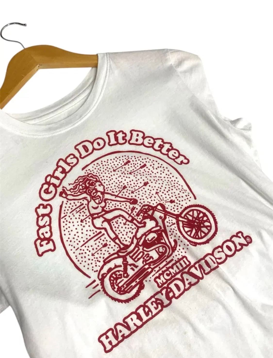 할리데이비슨 빈티지 프린팅 데일리 티셔츠 M 상품이미지4