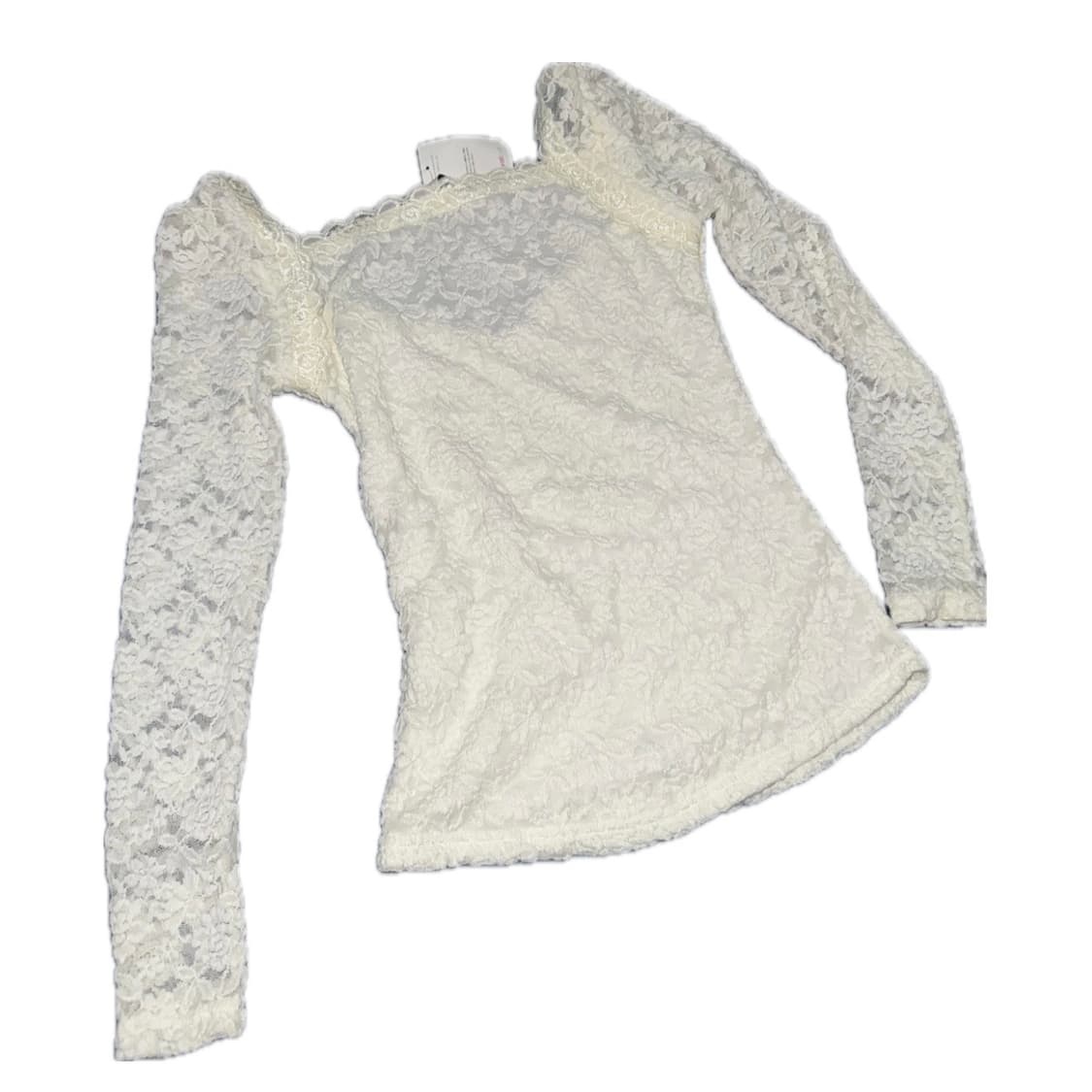 빈티지 시스루 페어리 긴팔 탑 상품이미지2