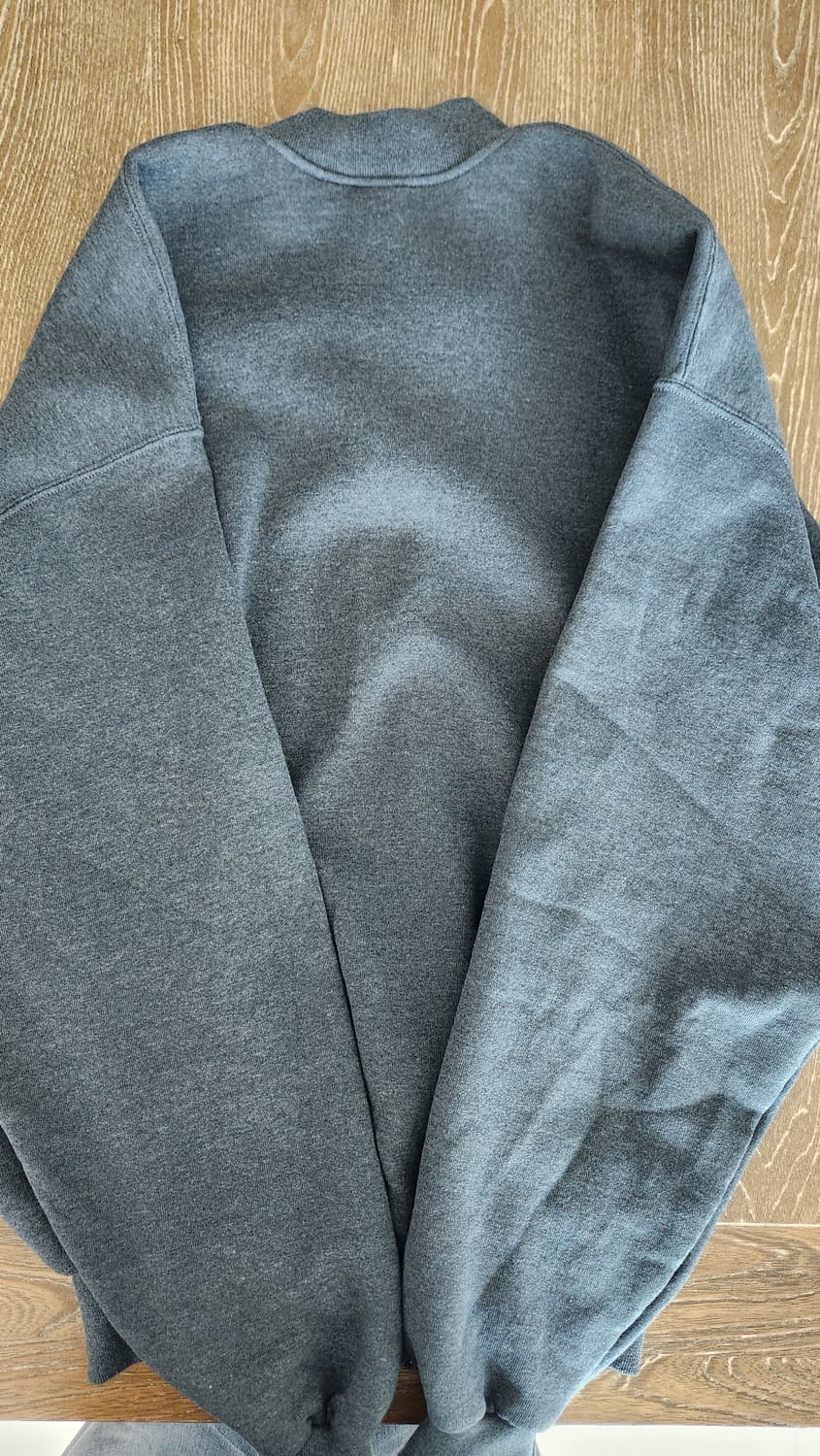 빈티지 러셀 스웻집업 다크그린 상품이미지2