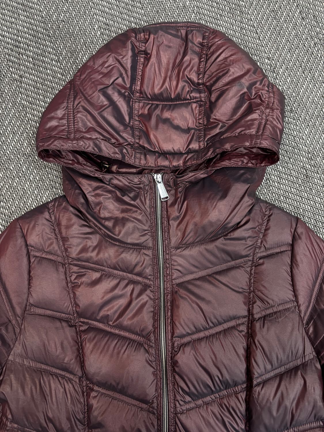 캘빈클라인 롱패딩 버건디 상품이미지2