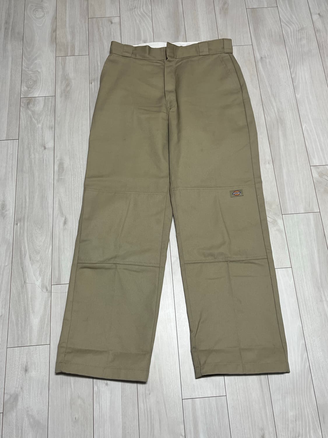 디키즈 더블니 85238 루즈핏 워크팬츠 카키 33 상품이미지3