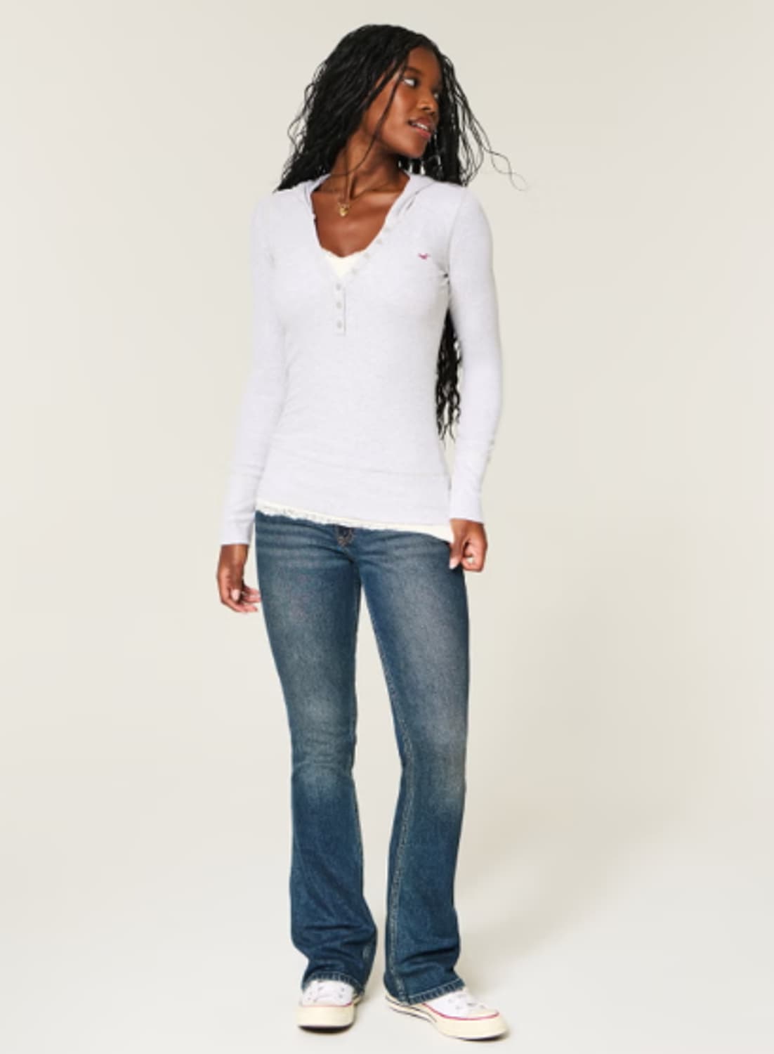 [S] 홀리스터 후디드 롱슬리브 새상품 상품이미지2