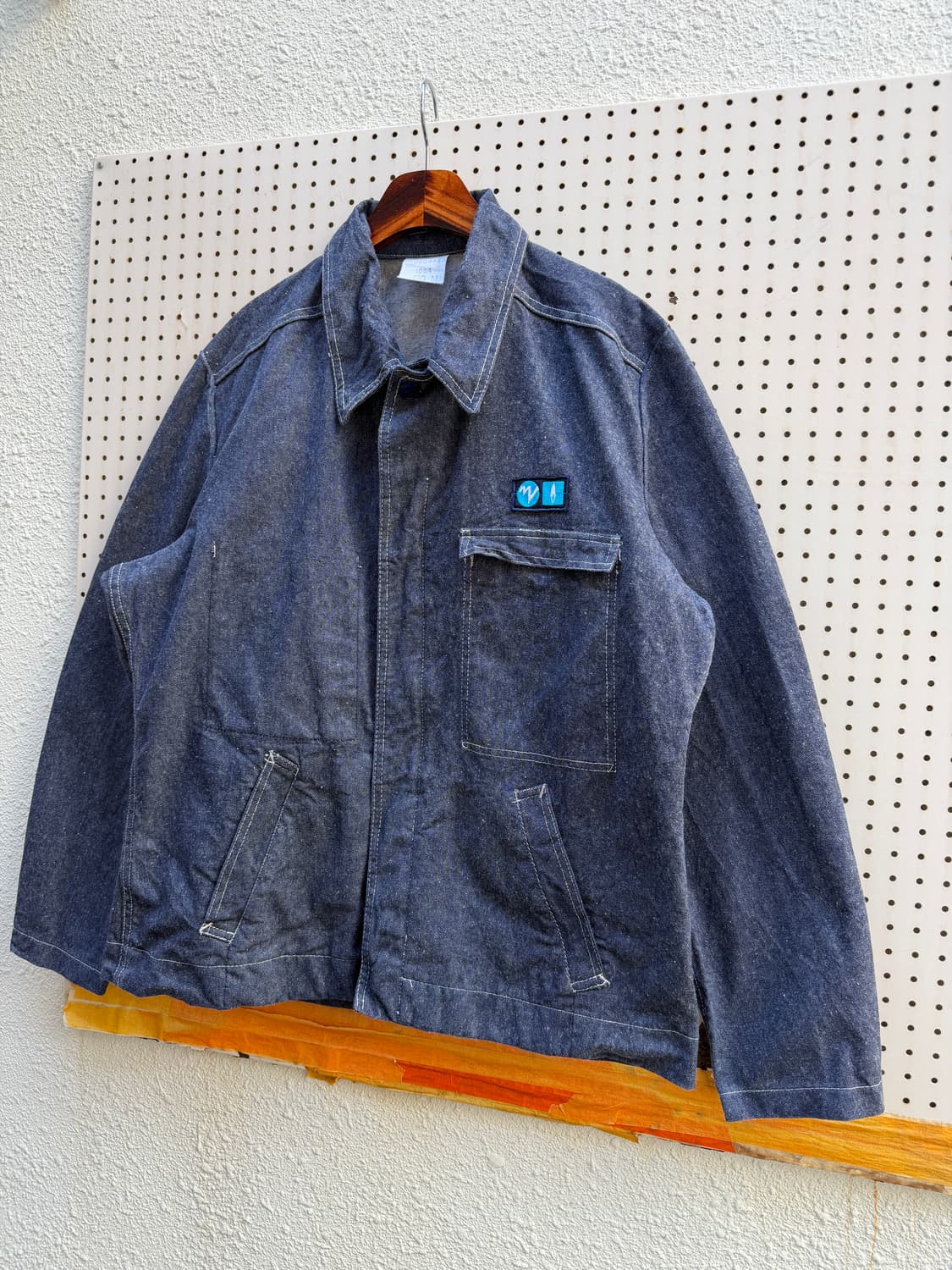 80s FRENCH MILITARY DENIM 프랑스 밀리터리 워크자켓 상품이미지4