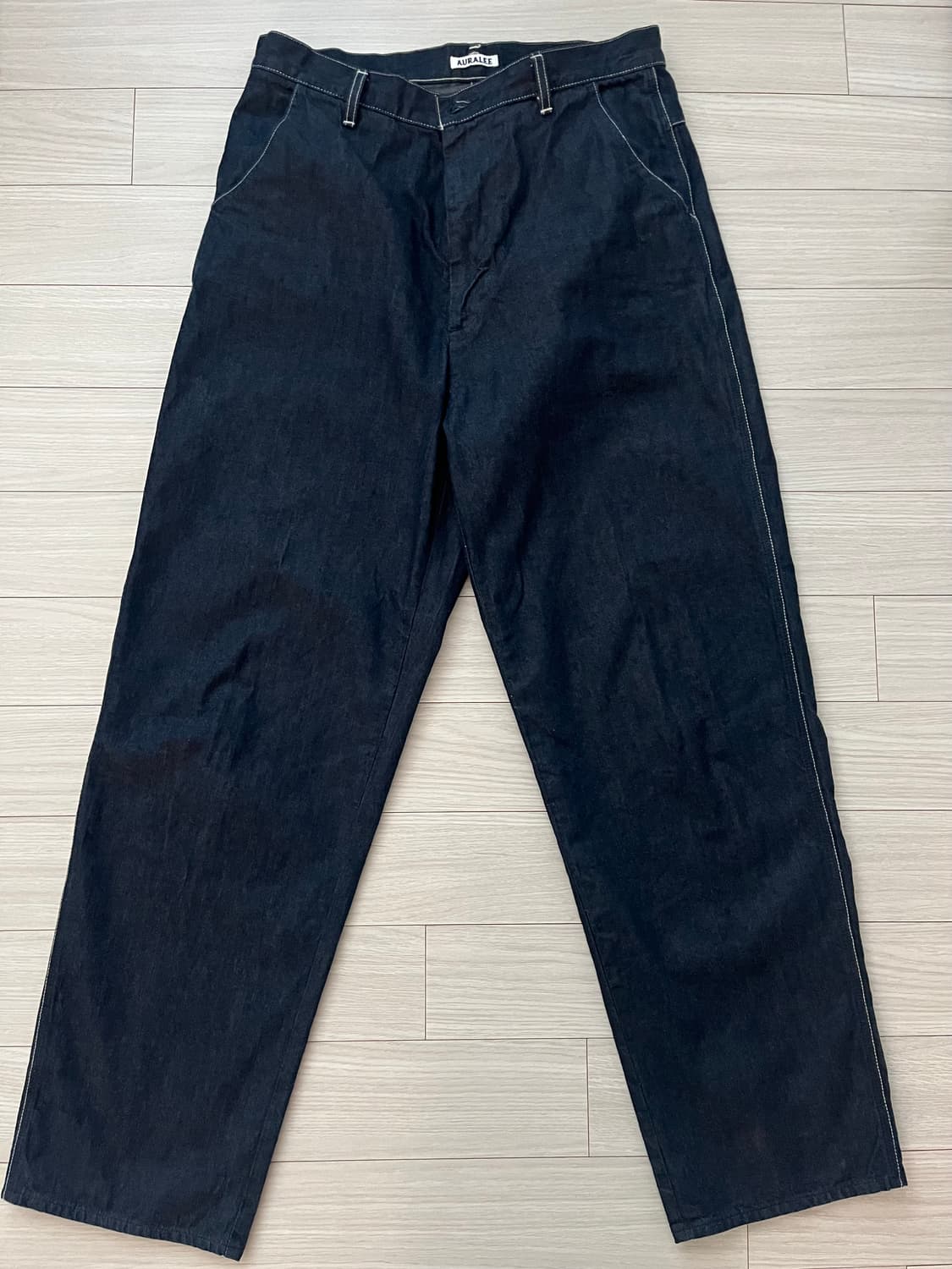 오라리 하드 트위스트 데님 셋업 상품이미지4