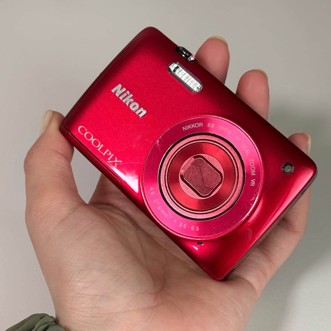 니콘 쿨픽스 s4400 빈티지 디카 디지털카메라 레드 상품이미지2