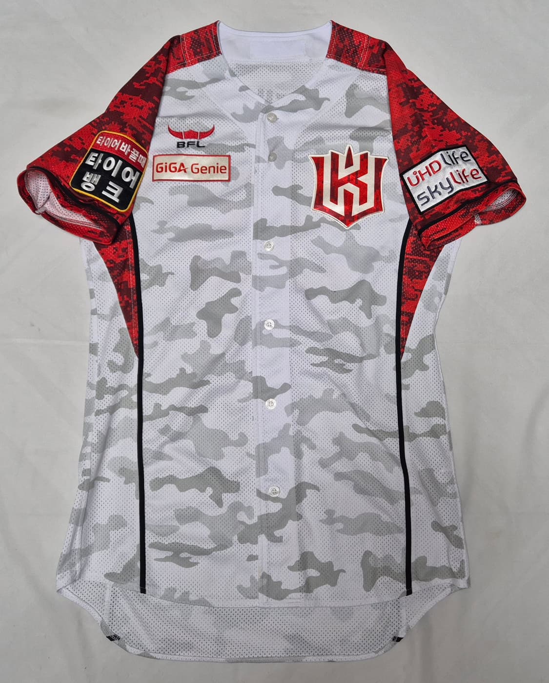 KT 위즈 17-18 밀리터리 이대형 실착 유니폼 팝니다  상품이미지1