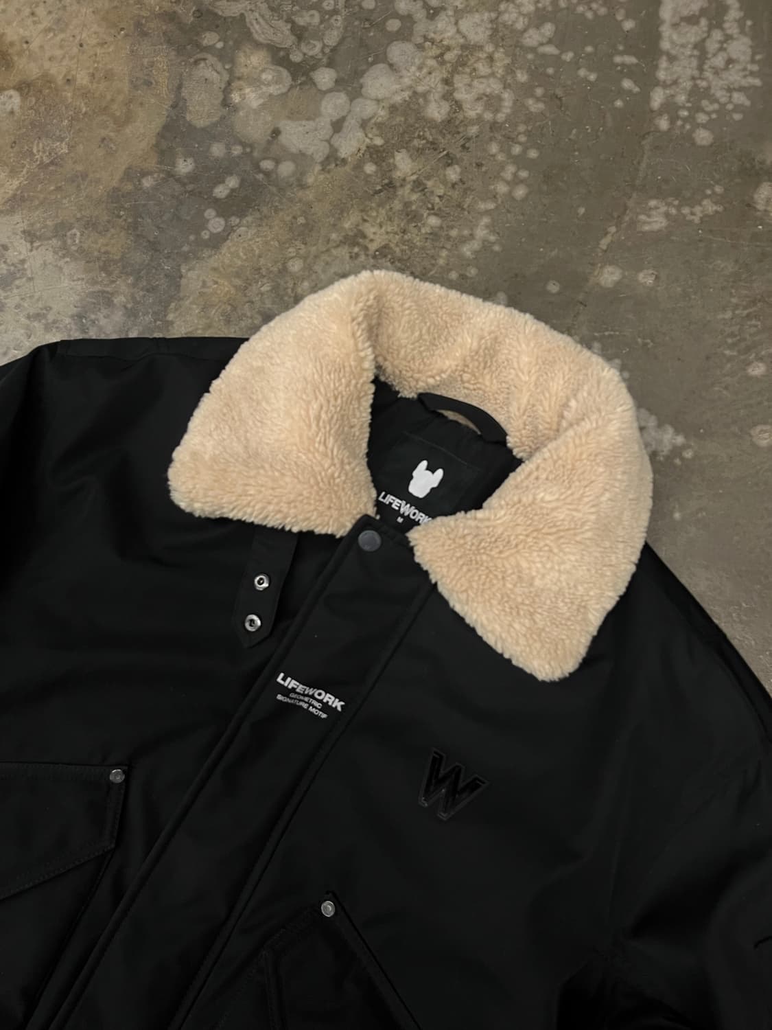 라이프워크 봄버자켓 블랙 M 상품이미지2