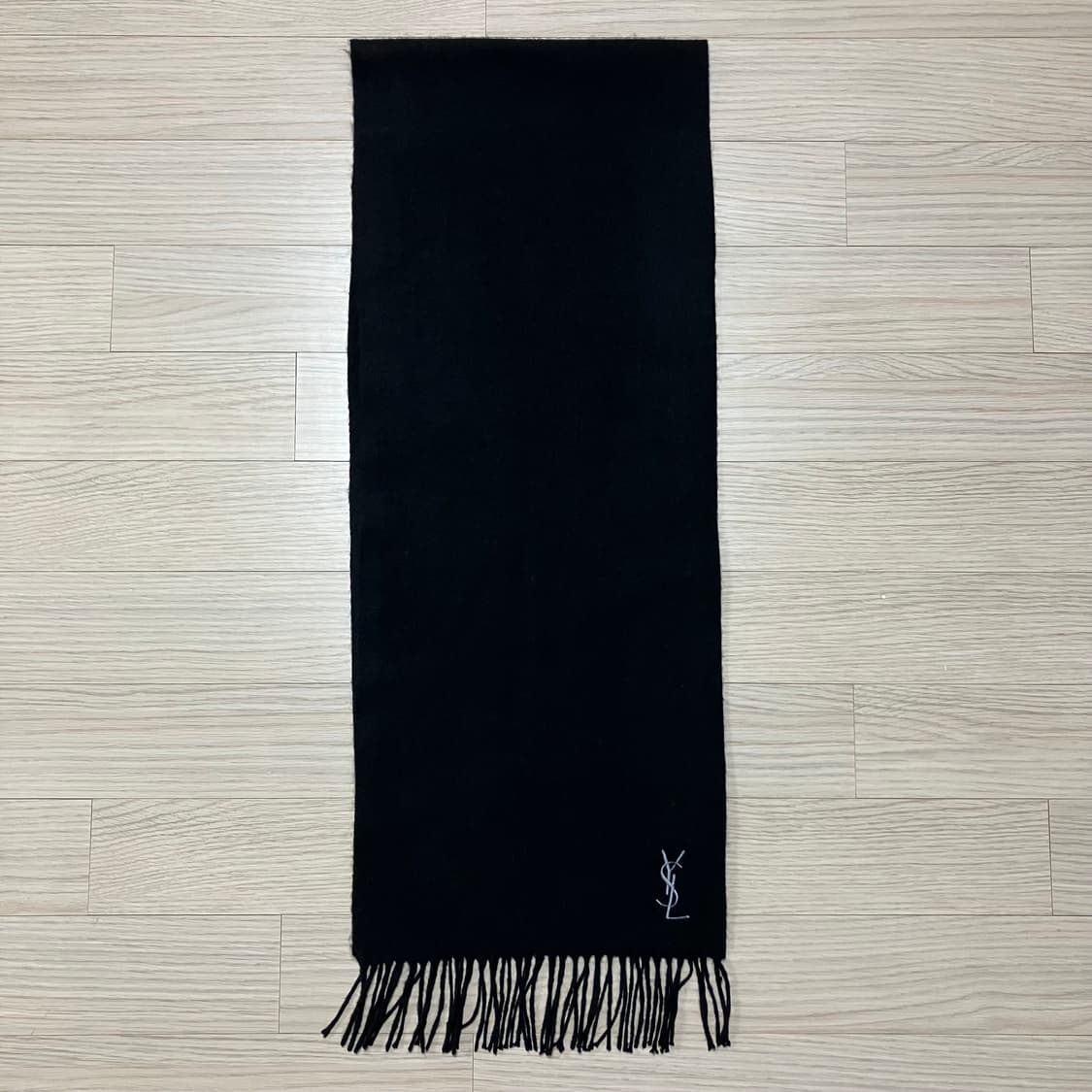 입생로랑 YSL 이태리메이드 울머플러 블랙 상품이미지2