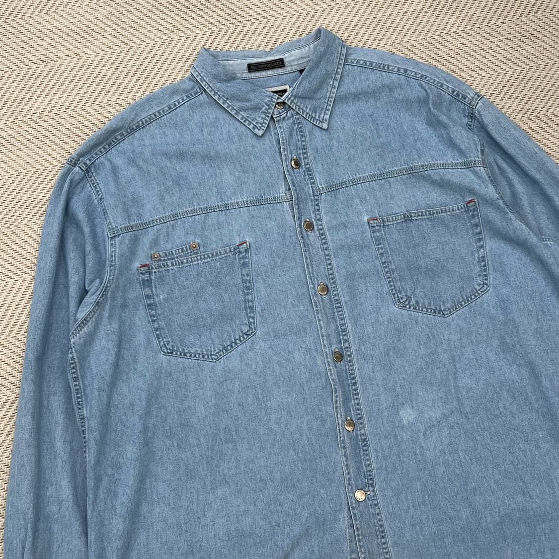 랭글러 투포켓 데님셔츠 r2622 상품이미지3