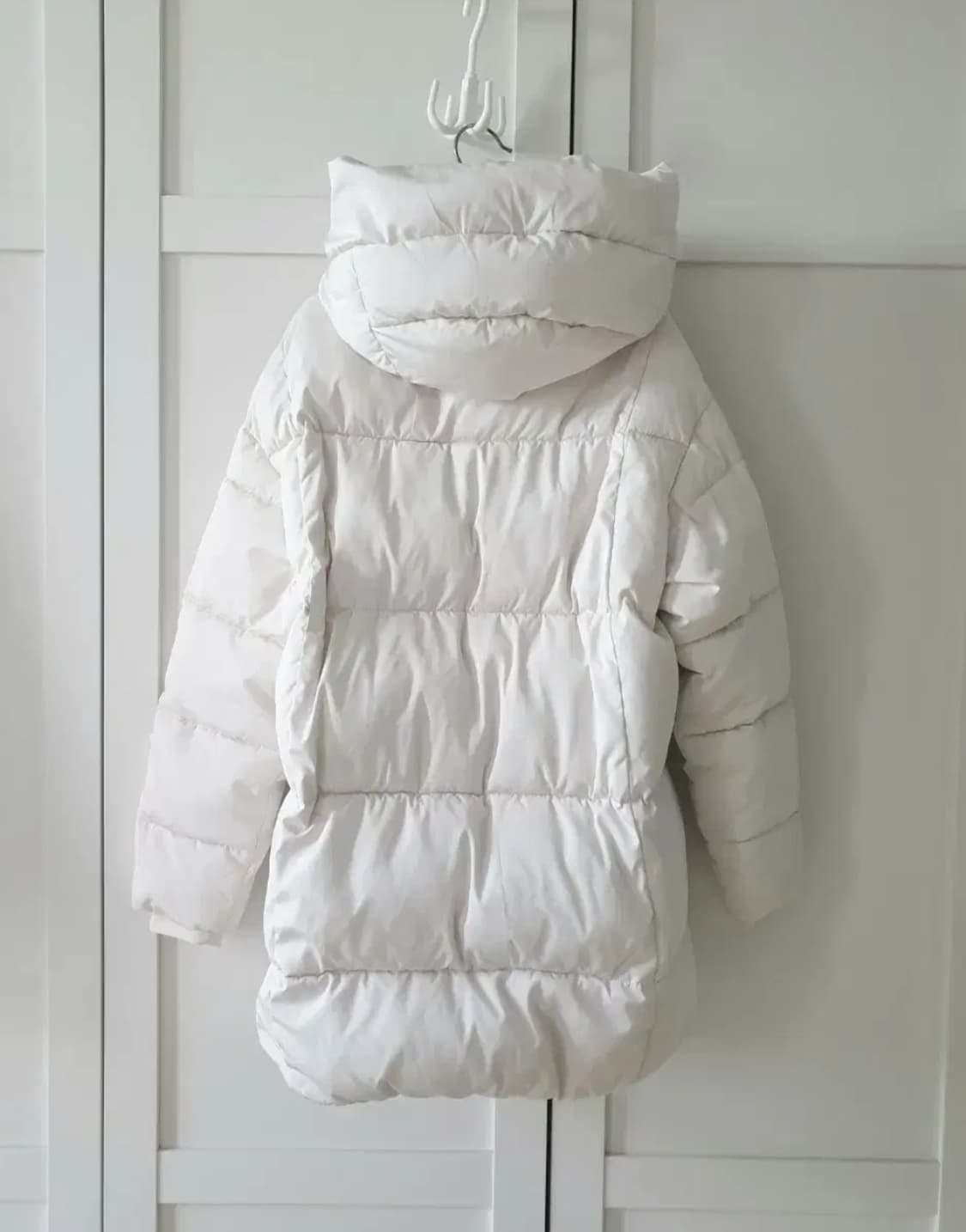 망고 아이보리패딩 후드패딩 상품이미지2