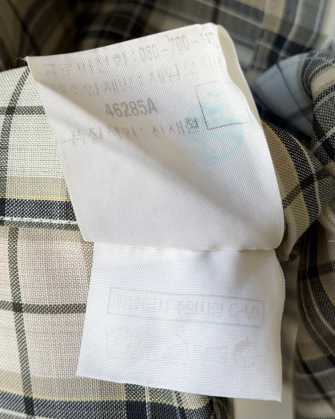 YSL 90s check short sleeve shirt 상품이미지9