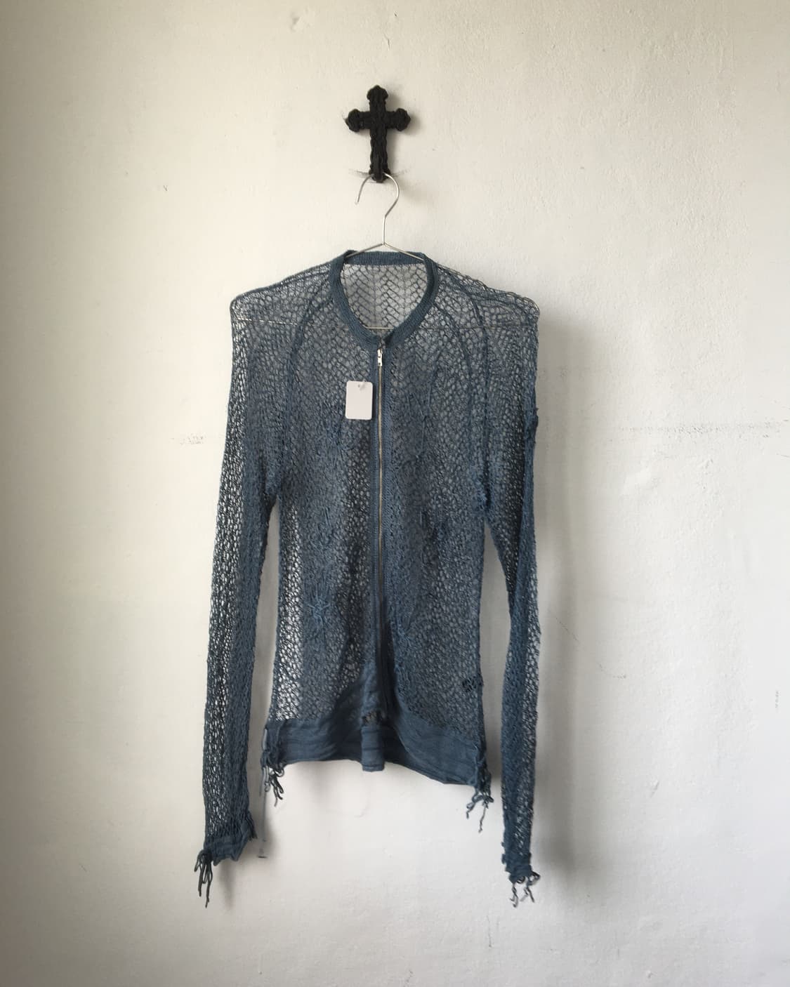 Crochet point see through zip up 상품이미지2
