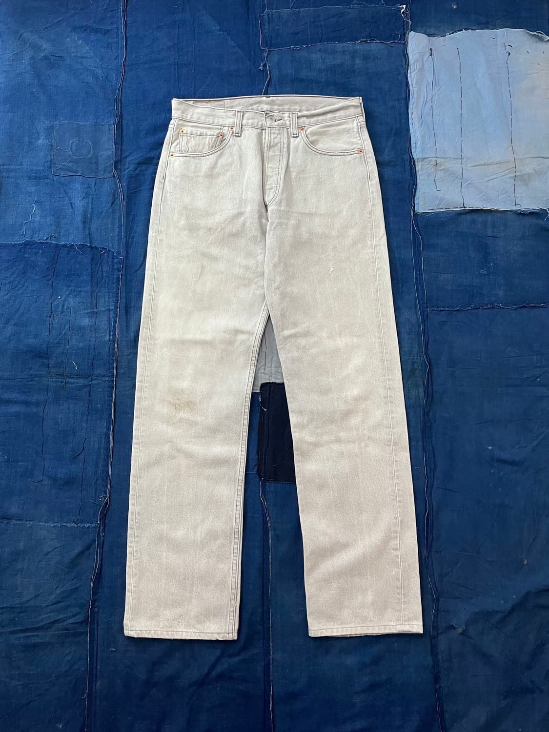 빈티지 리바이스 501 데님 팬츠 그레이 상품이미지1