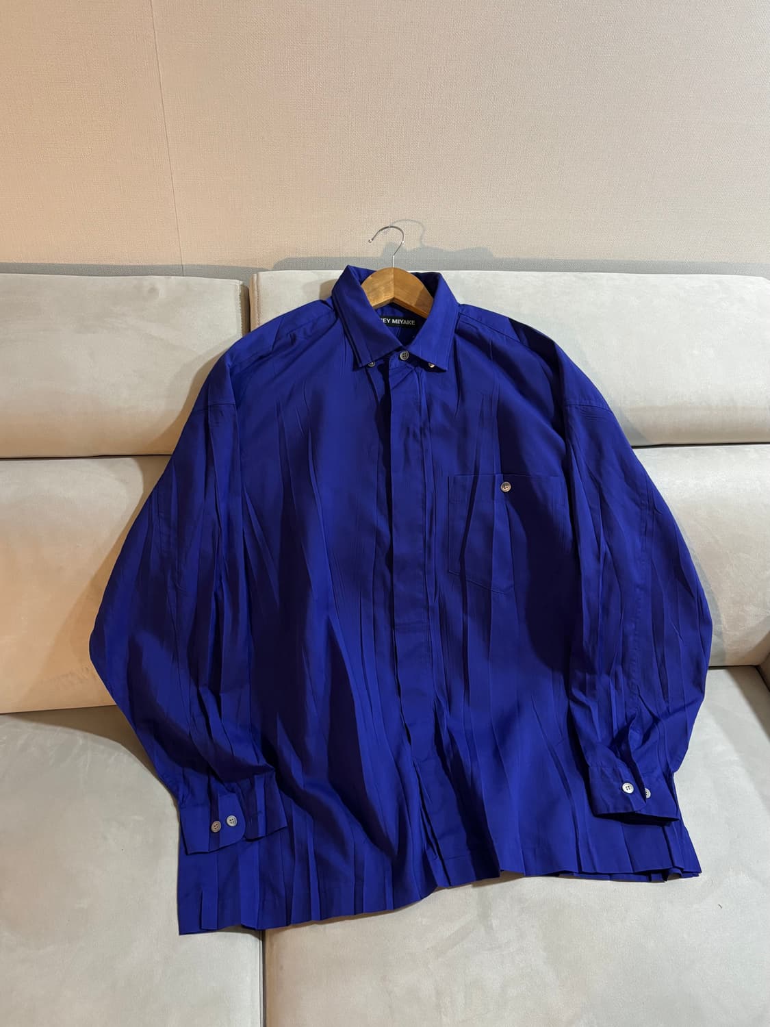 ISSEY MIYAKE Wrinkle Shirt 이세이미야케 셔츠 상품이미지1