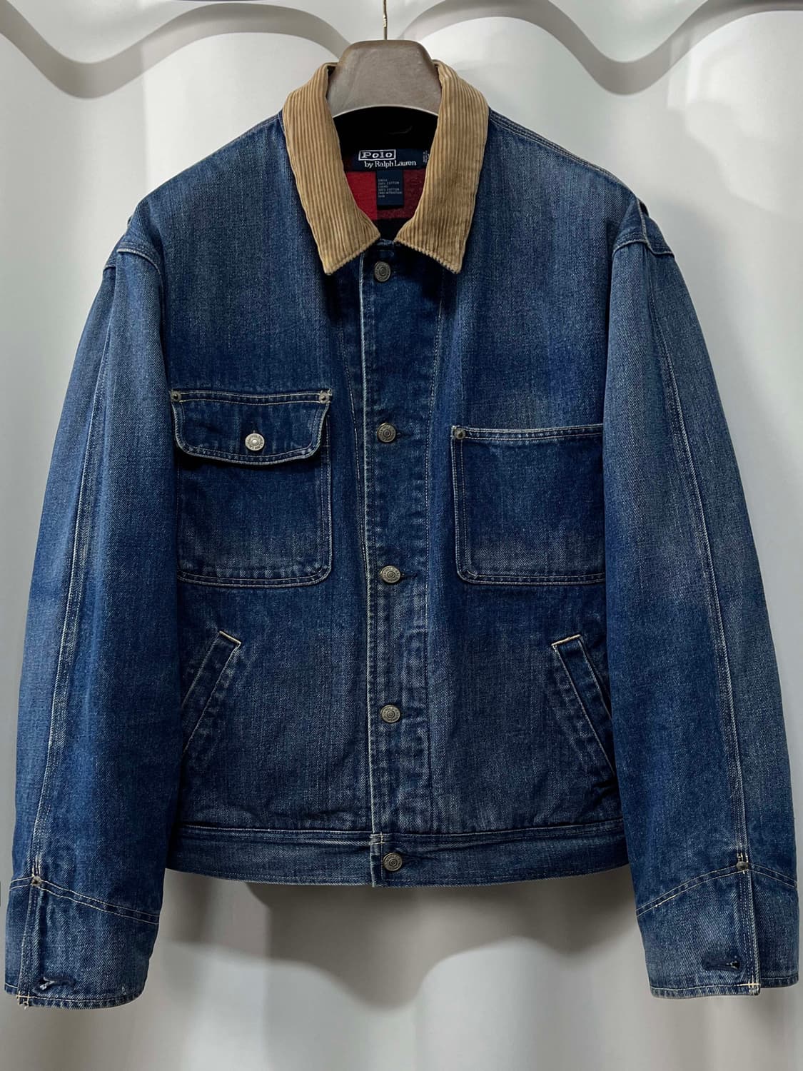 폴로 랄프로렌 덩가리 버팔로 코듀로이 데님 트러커 자켓 상품이미지1