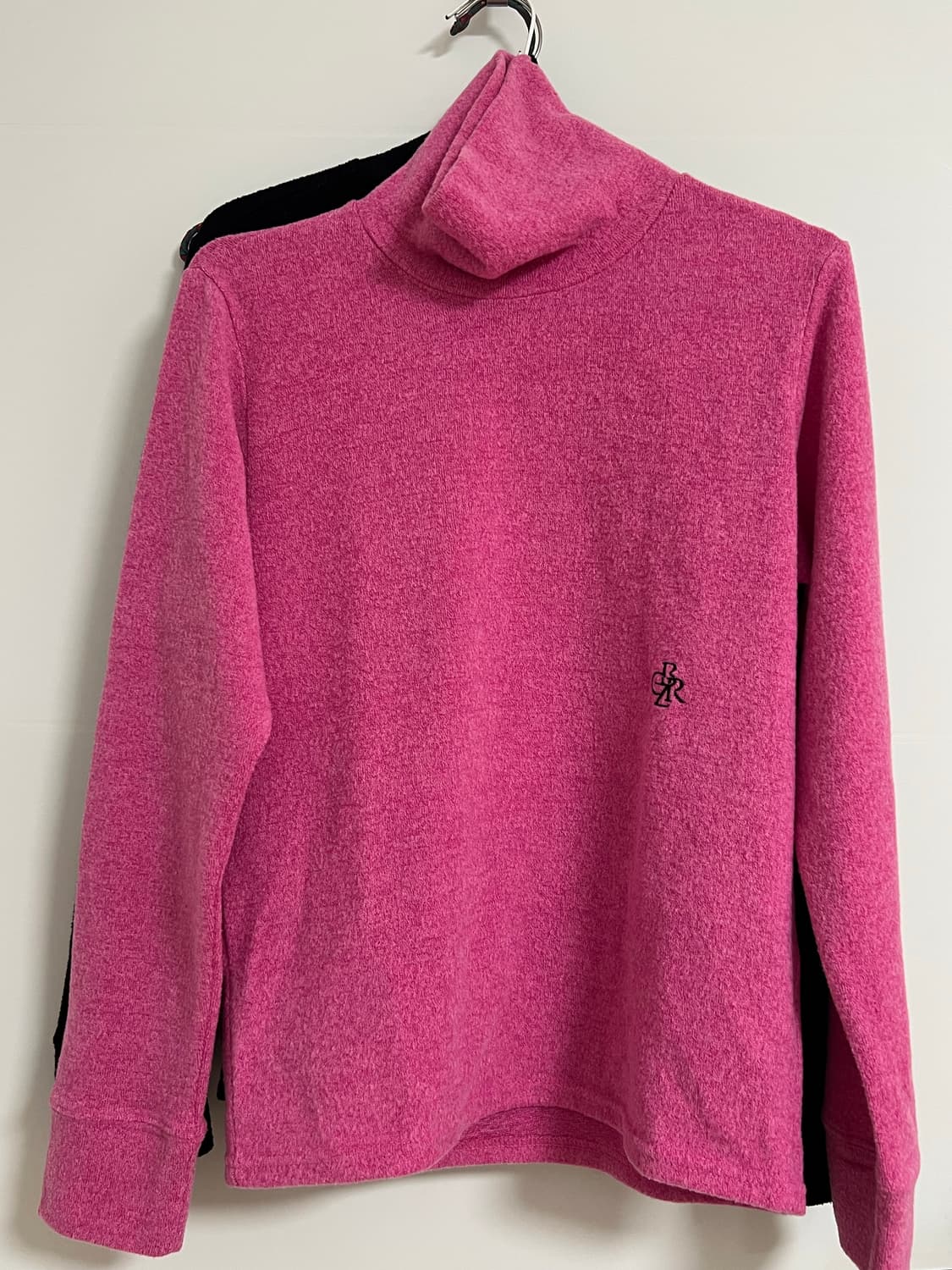 시티브리즈 소프트 루즈핏 목폴라티(블랙, 핑크) 상품이미지3