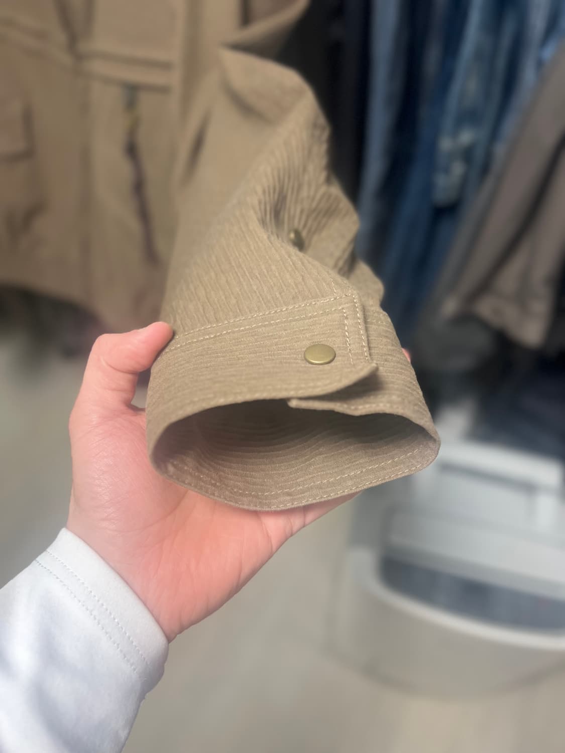 엘무드 더스티 웨스턴 블루종 카키(48) 상품이미지5