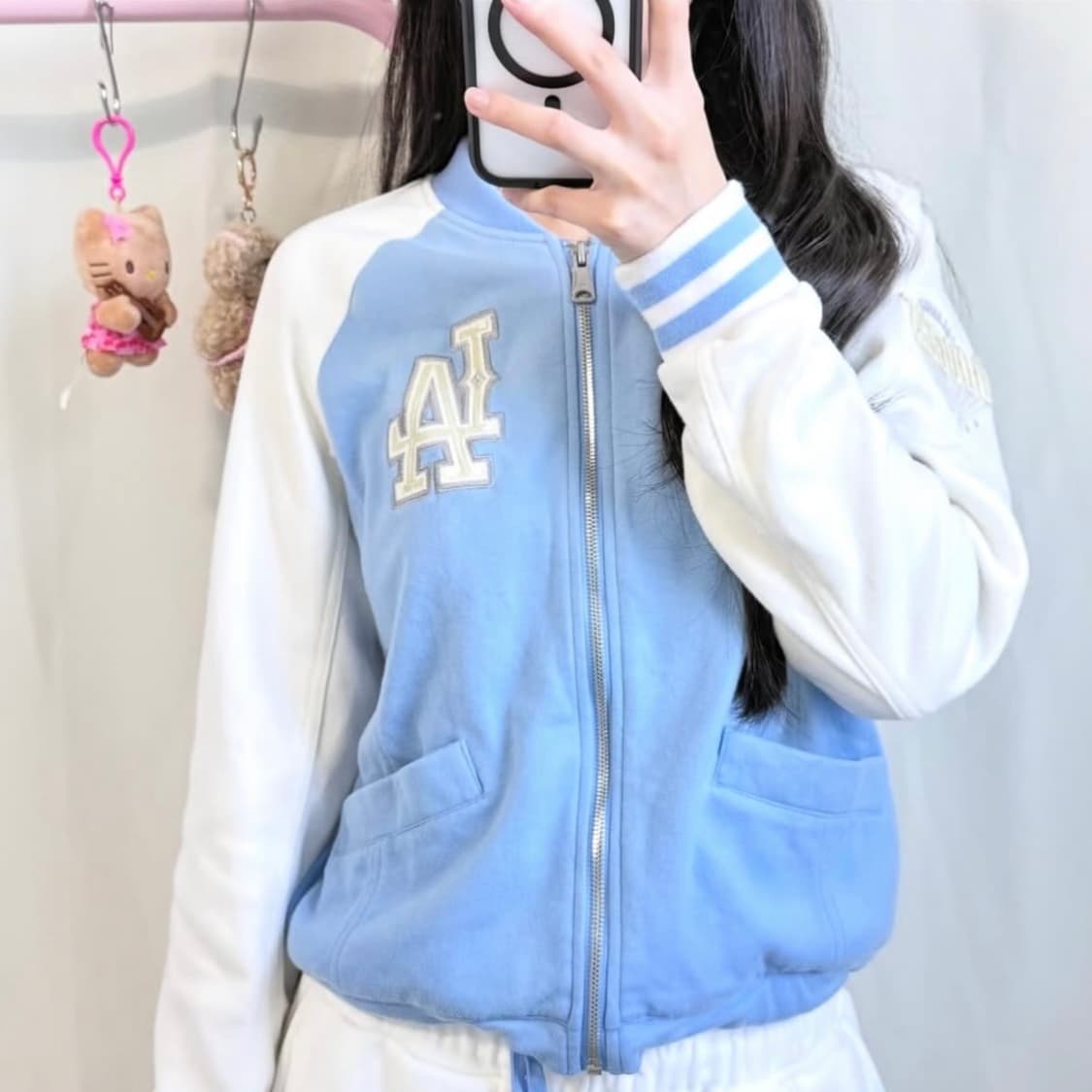 MLB 베이비블루 나그랑 솜사탕 동그리 면바시티  상품이미지3